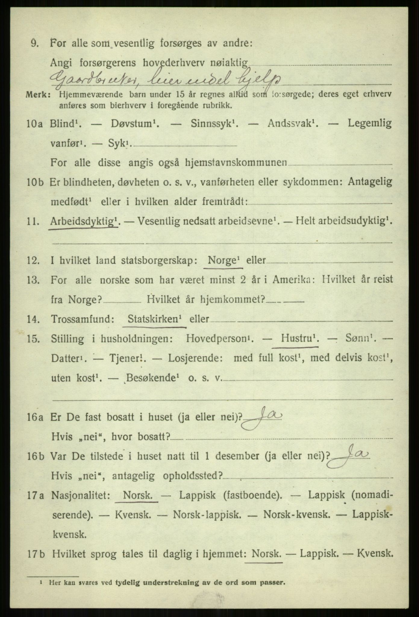 SATØ, 1920 census for Målselv, 1920, p. 8632