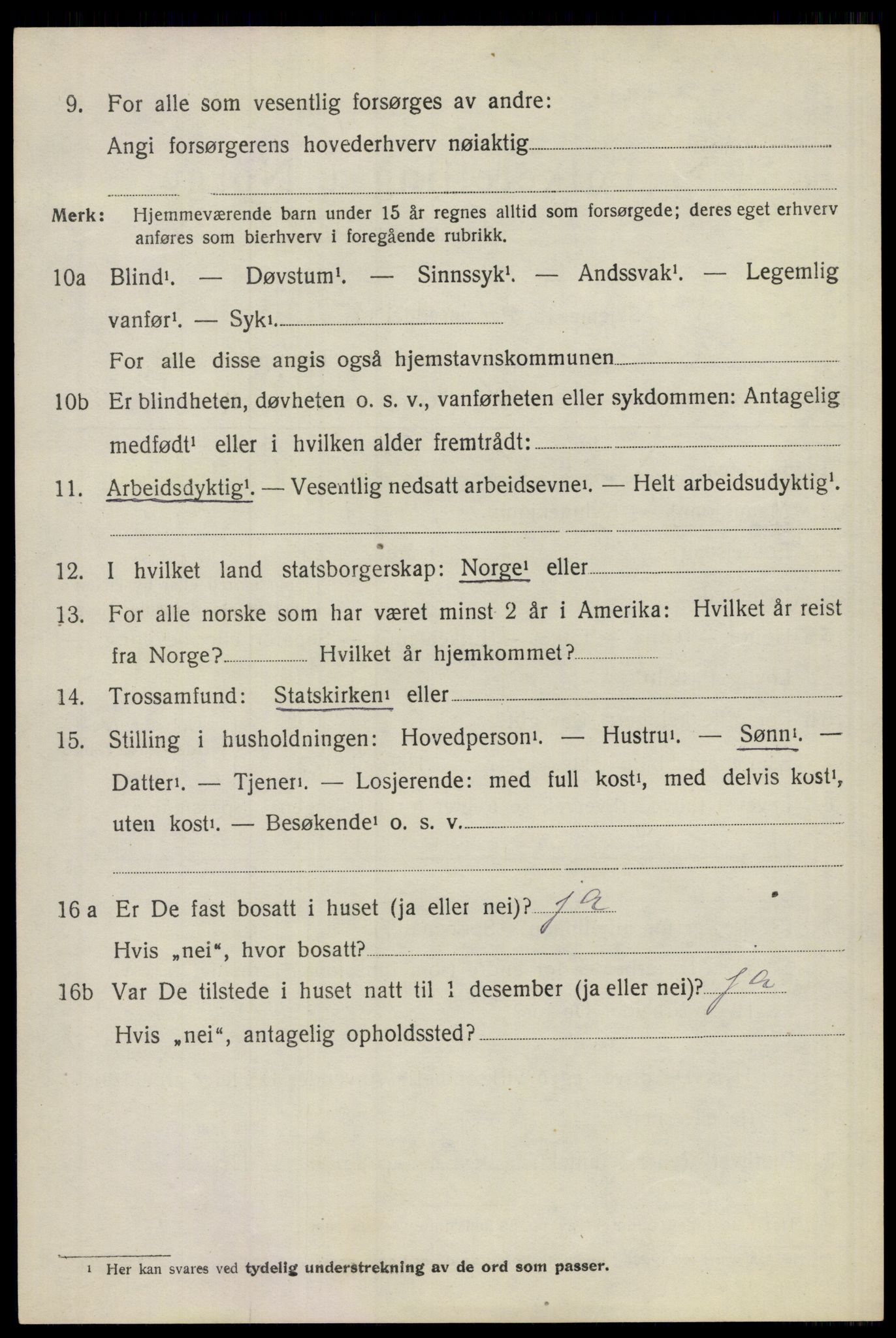 SAO, 1920 census for Skedsmo, 1920, p. 9076