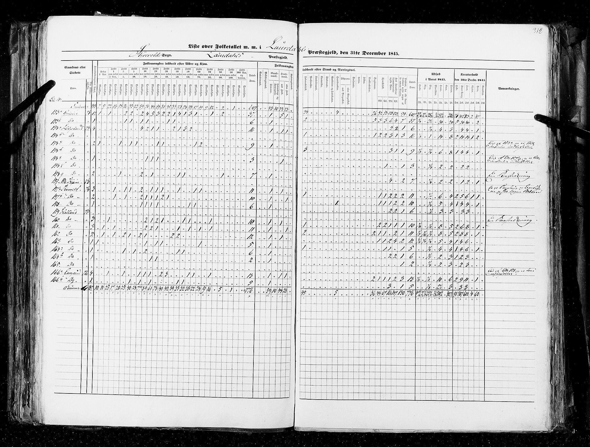 RA, Census 1845, vol. 4: Buskerud amt og Jarlsberg og Larvik amt, 1845, p. 312