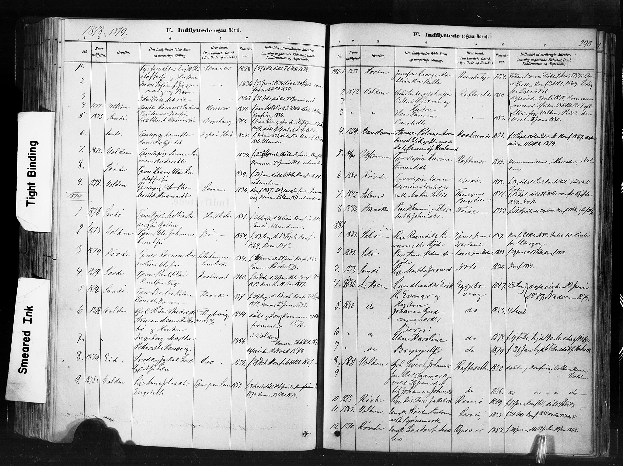 Ministerialprotokoller, klokkerbøker og fødselsregistre - Møre og Romsdal, AV/SAT-A-1454/507/L0073: Parish register (official) no. 507A08, 1878-1904, p. 290