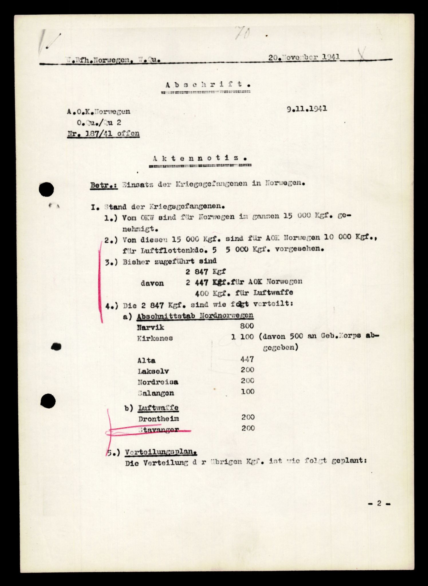 Forsvarets Overkommando. 2 kontor. Arkiv 11.4. Spredte tyske arkivsaker, AV/RA-RAFA-7031/D/Dar/Darb/L0011: Reichskommissariat - Hauptabteilung Volkswirtschaft, 1941-1944, p. 8