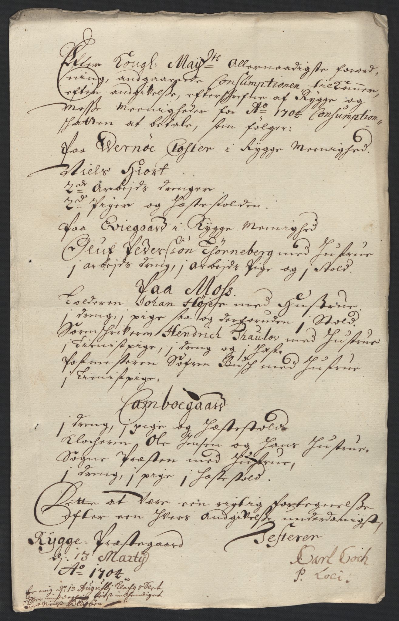 Rentekammeret inntil 1814, Reviderte regnskaper, Fogderegnskap, AV/RA-EA-4092/R04/L0132: Fogderegnskap Moss, Onsøy, Tune, Veme og Åbygge, 1703-1704, p. 456