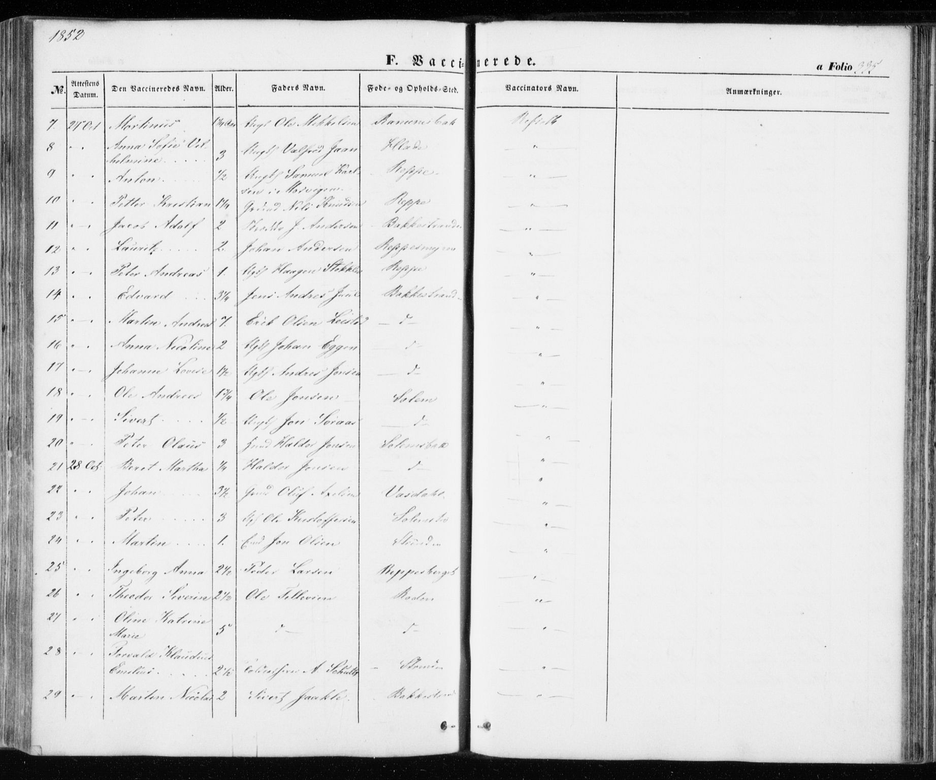 Ministerialprotokoller, klokkerbøker og fødselsregistre - Sør-Trøndelag, SAT/A-1456/606/L0291: Parish register (official) no. 606A06, 1848-1856, p. 335
