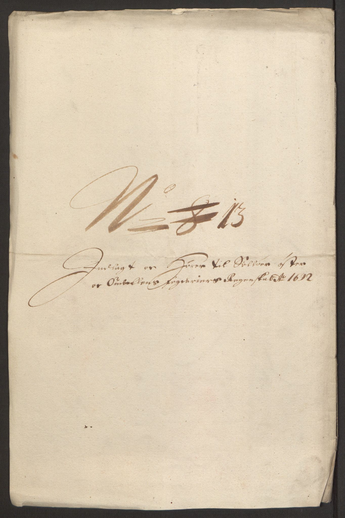 Rentekammeret inntil 1814, Reviderte regnskaper, Fogderegnskap, AV/RA-EA-4092/R13/L0830: Fogderegnskap Solør, Odal og Østerdal, 1692, p. 353