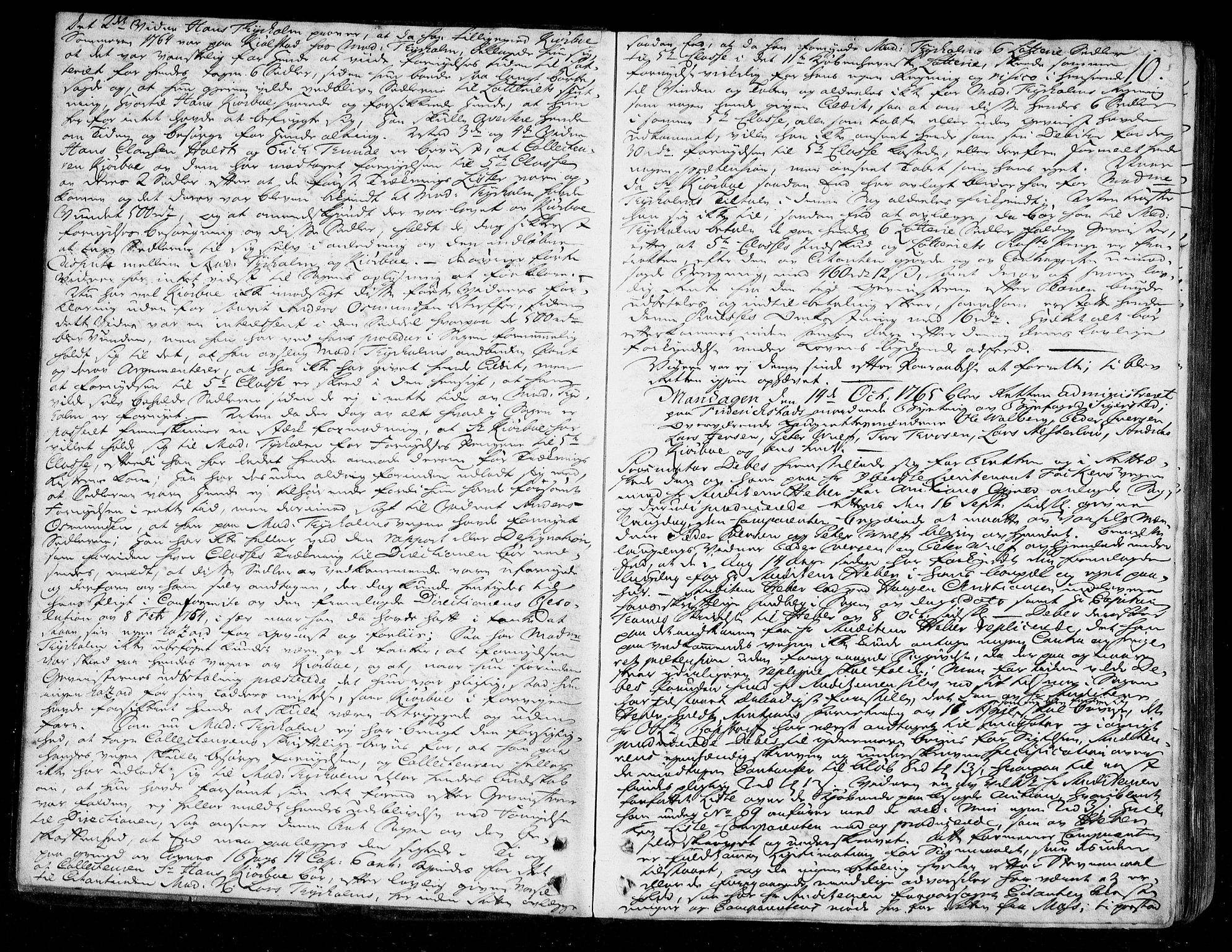Fredrikstad byfogd, AV/SAO-A-10473a/F/Fb/L0015: Tingbok, 1765-1779, p. 9b-10a