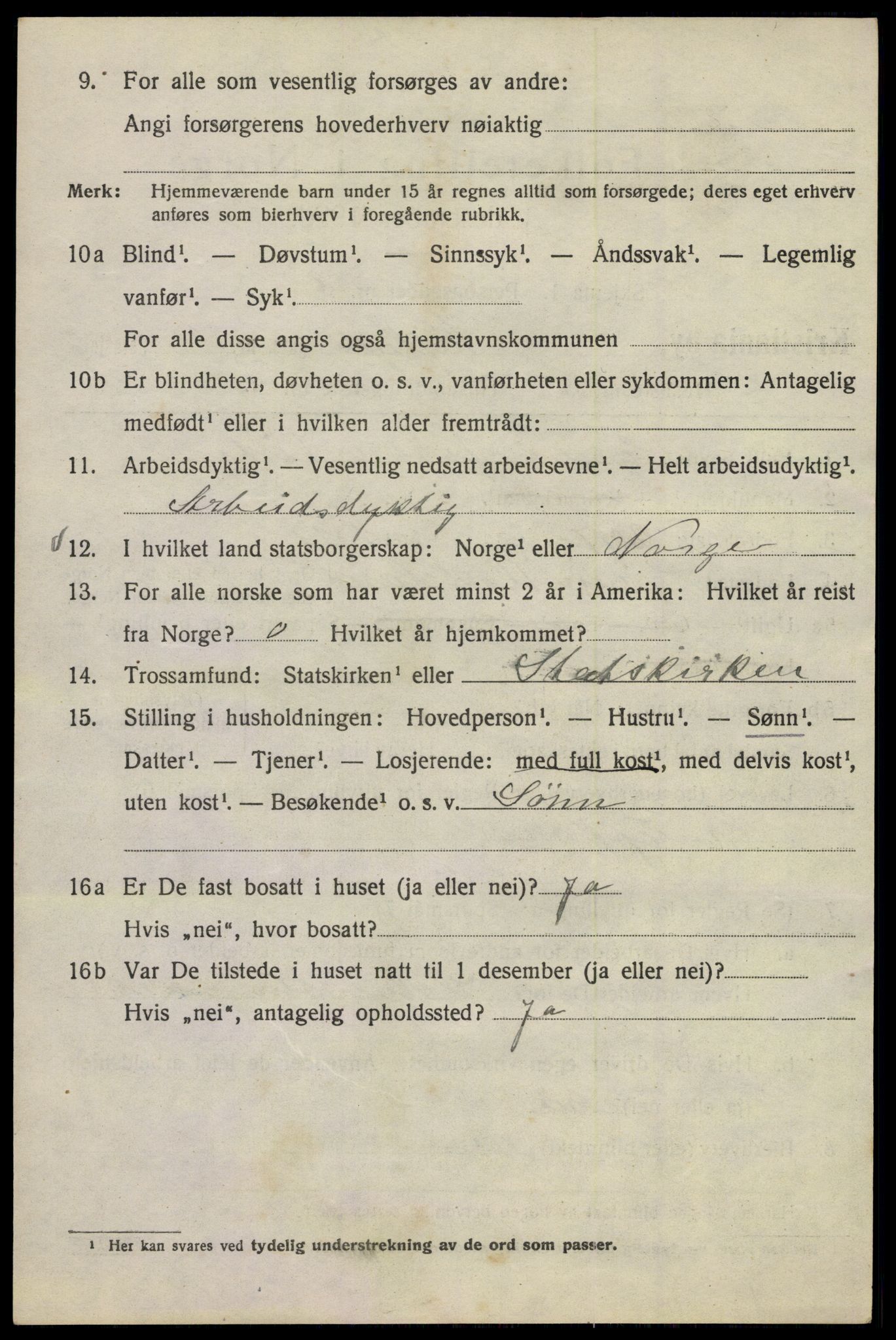 SAO, 1920 census for Kristiania, 1920, p. 462994