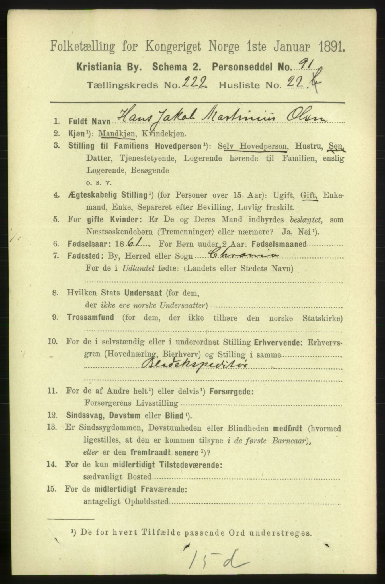 RA, 1891 census for 0301 Kristiania, 1891, p. 134155