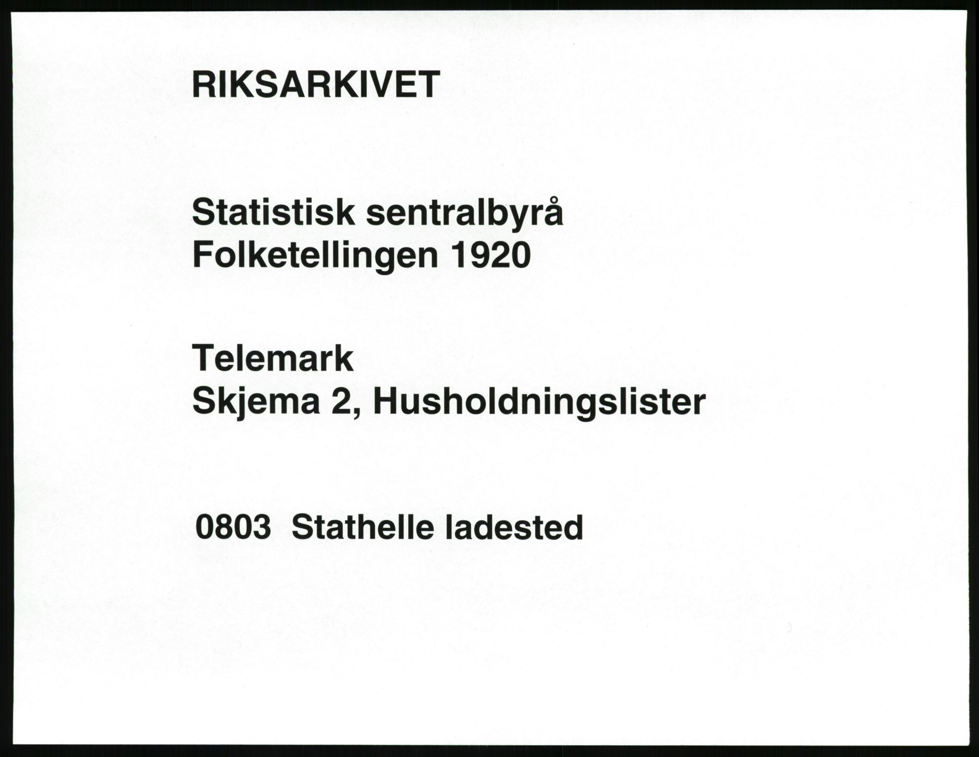 SAKO, 1920 census for Stathelle, 1920, p. 239