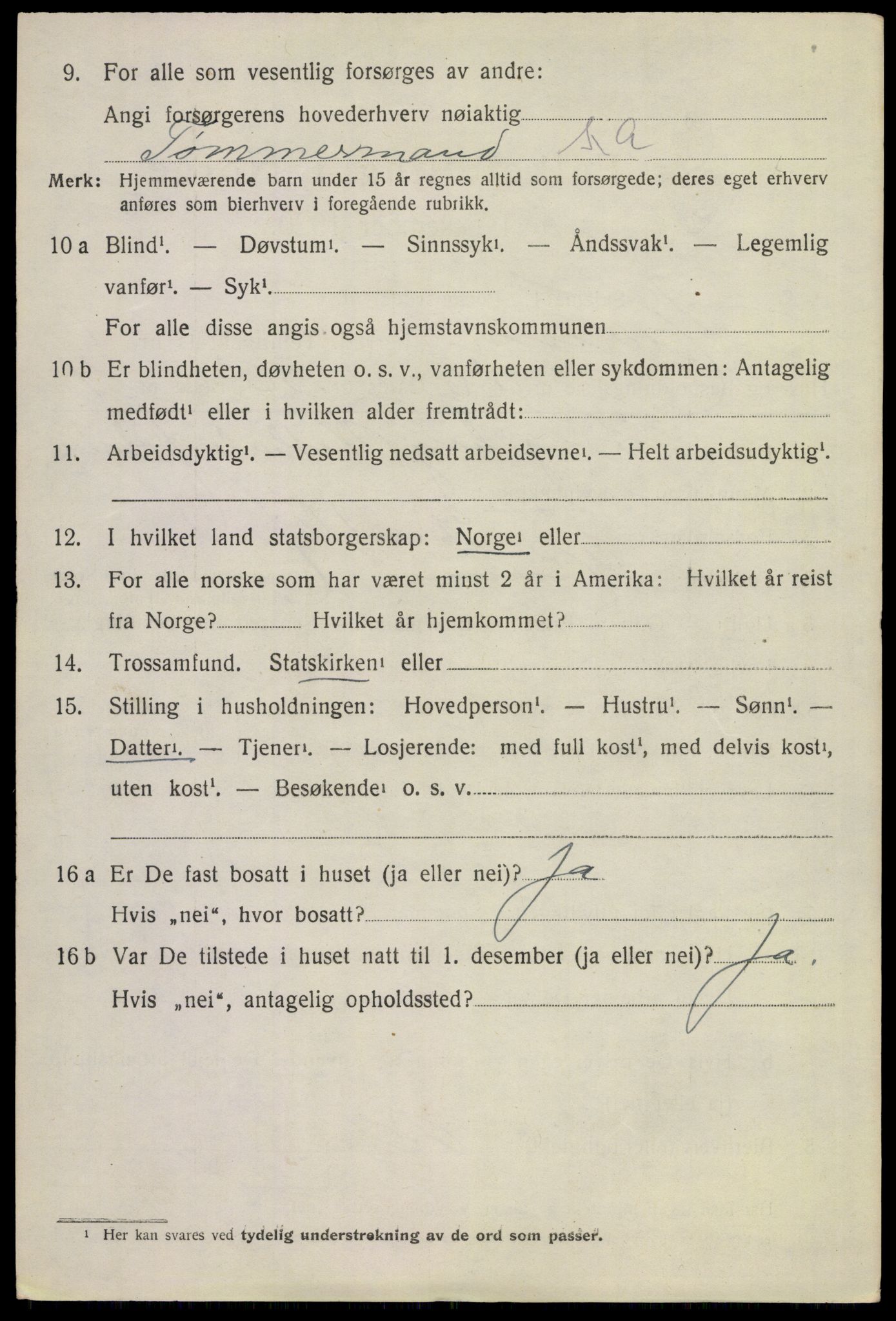 SAKO, 1920 census for Hurum, 1920, p. 10089