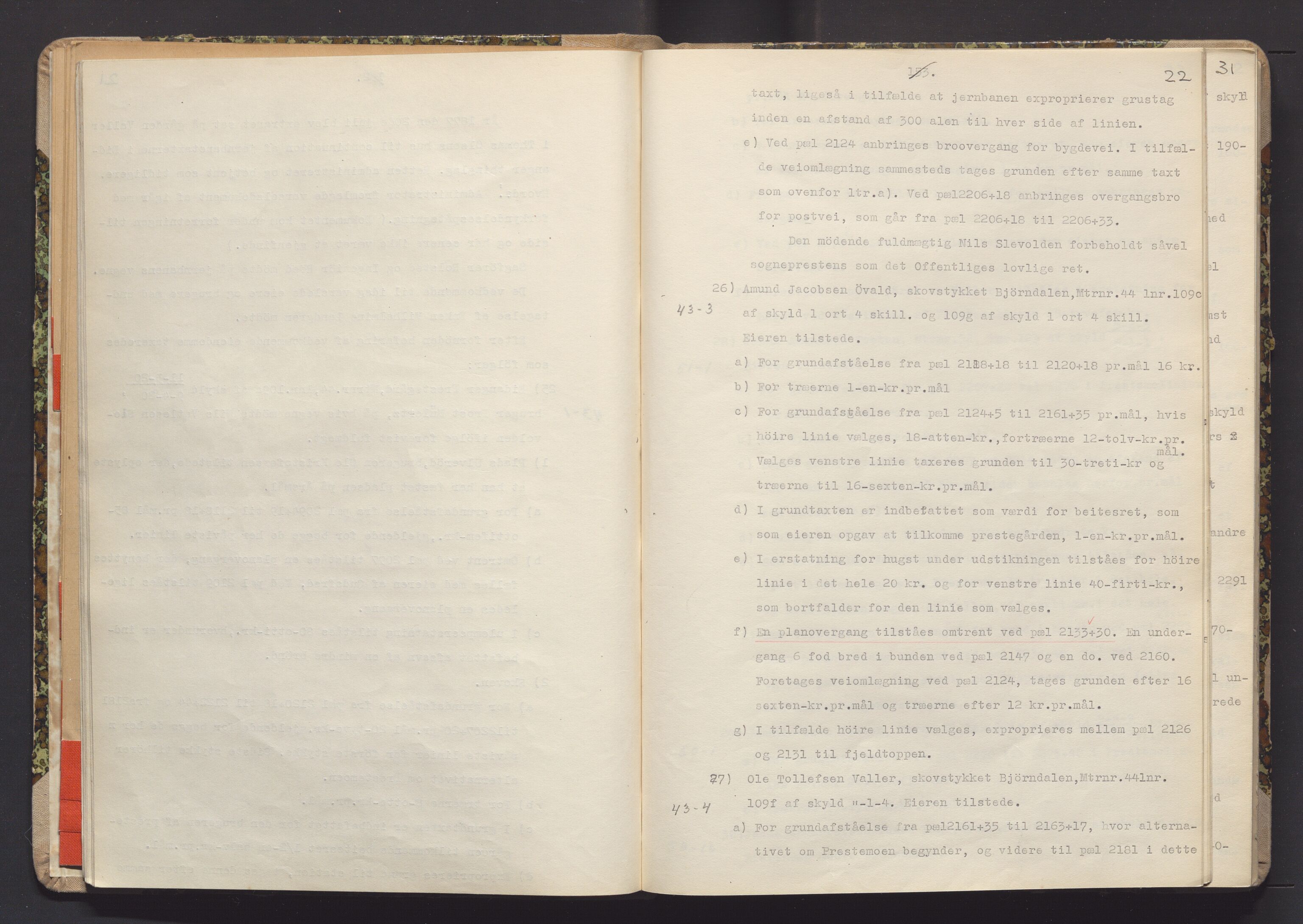 Norges Statsbaner Drammen distrikt (NSB), AV/SAKO-A-30/Y/Yc/L0007: Takster Vestfoldbanen strekningen Eidanger-Porsgrunn-Gjerpen samt sidelinjen Eidanger-Brevik, 1877-1896, p. 22