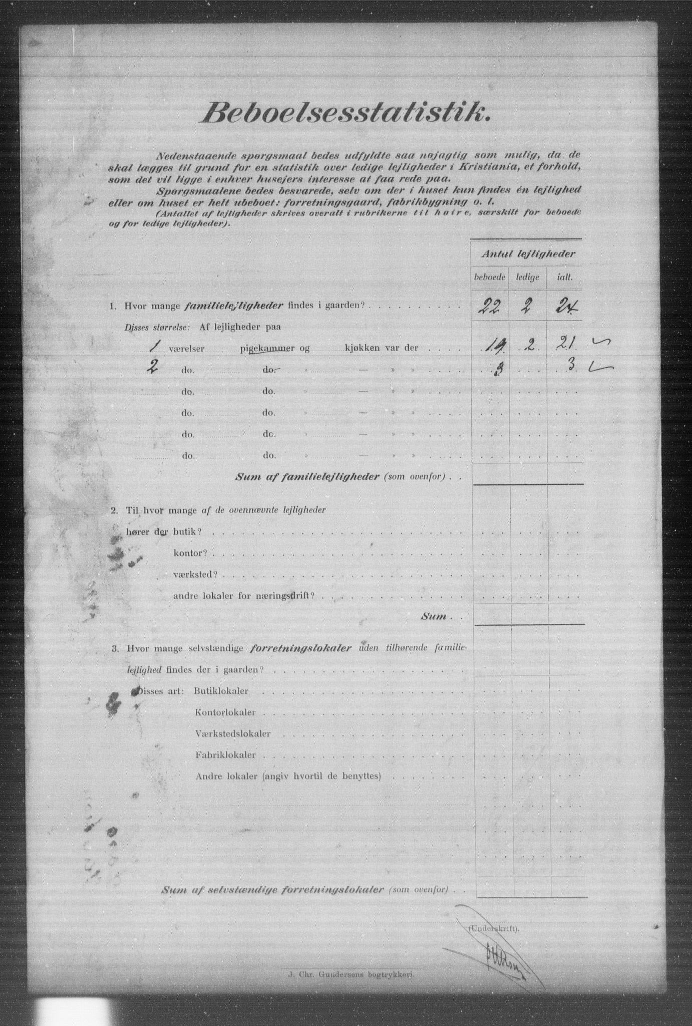 OBA, Municipal Census 1903 for Kristiania, 1903, p. 14823