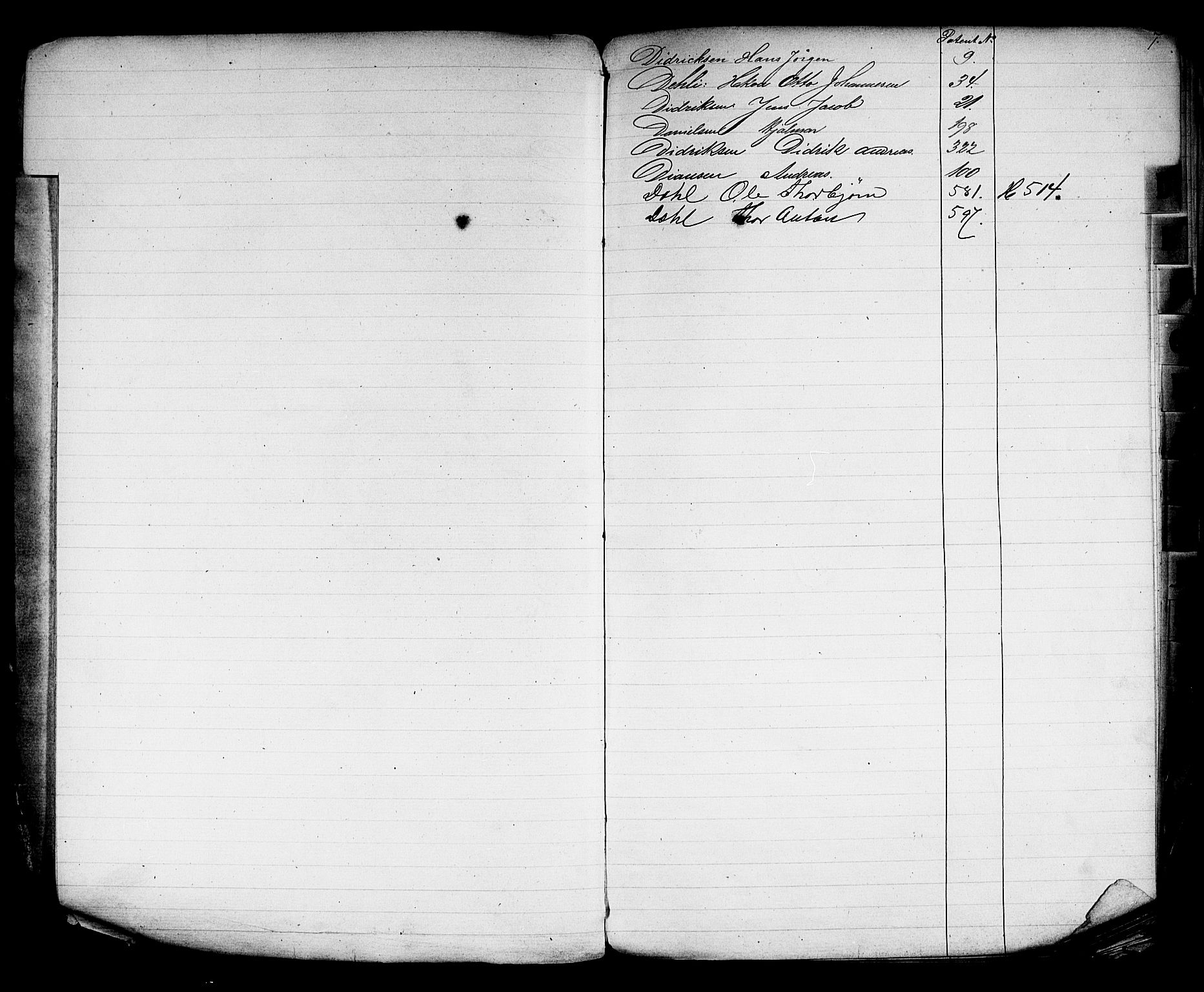Son mønstringskontor, SAO/A-10569e/F/Fa/L0001: Register til annotasjonsruller, 1860, p. 8