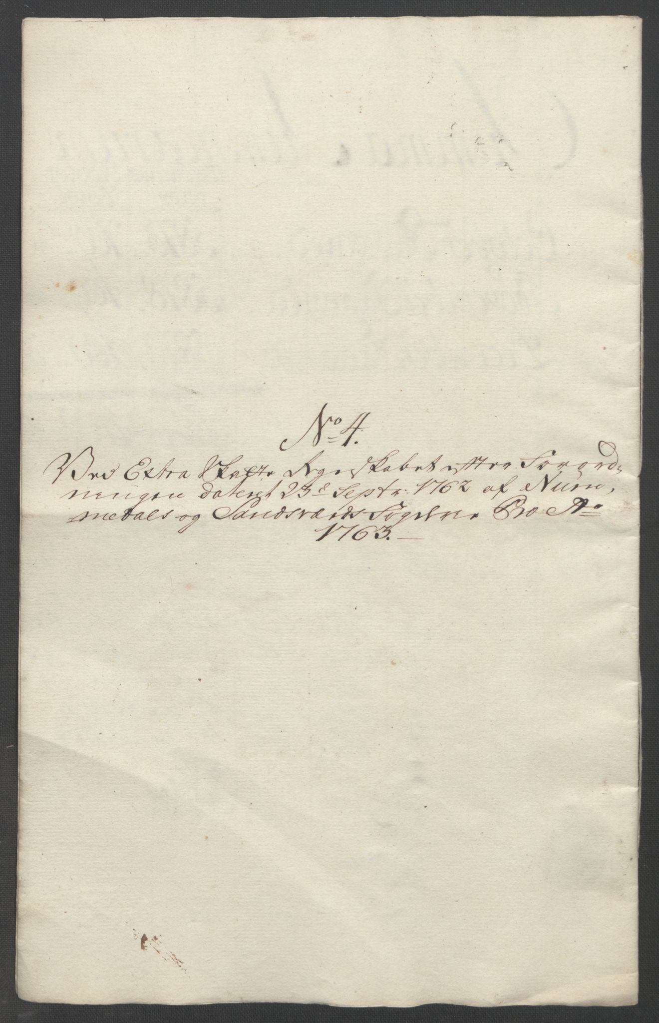 Rentekammeret inntil 1814, Reviderte regnskaper, Fogderegnskap, RA/EA-4092/R24/L1672: Ekstraskatten Numedal og Sandsvær, 1762-1767, p. 157