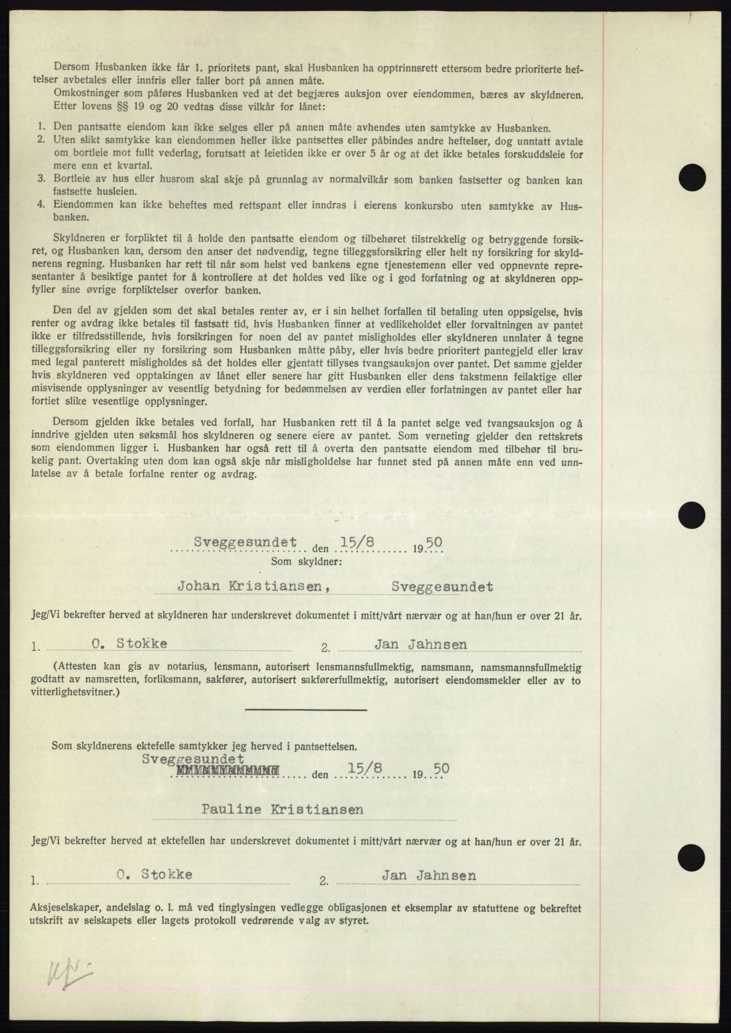 Nordmøre sorenskriveri, AV/SAT-A-4132/1/2/2Ca: Mortgage book no. B105, 1950-1950, Diary no: : 2584/1950