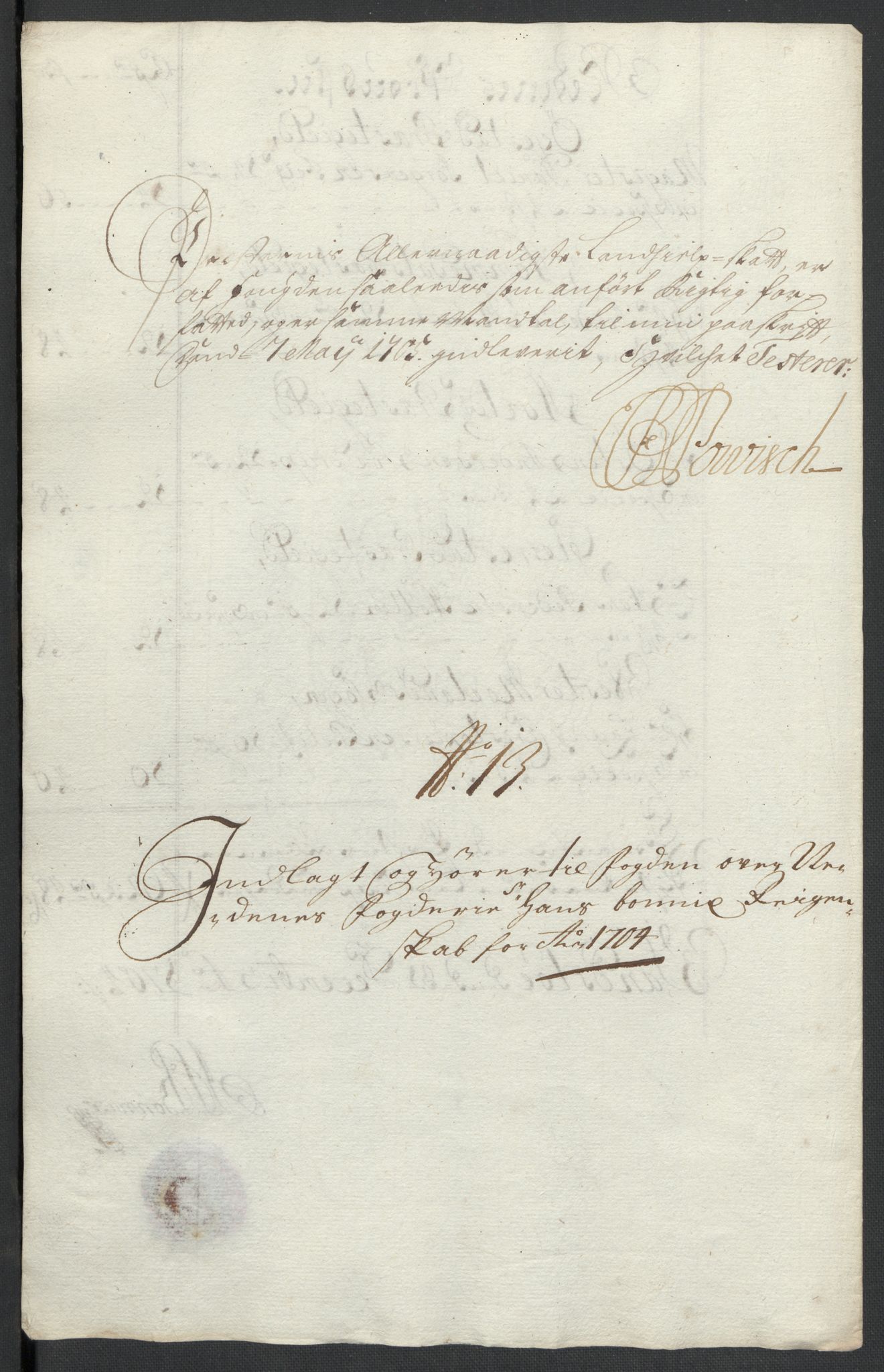 Rentekammeret inntil 1814, Reviderte regnskaper, Fogderegnskap, RA/EA-4092/R39/L2317: Fogderegnskap Nedenes, 1704-1705, p. 57