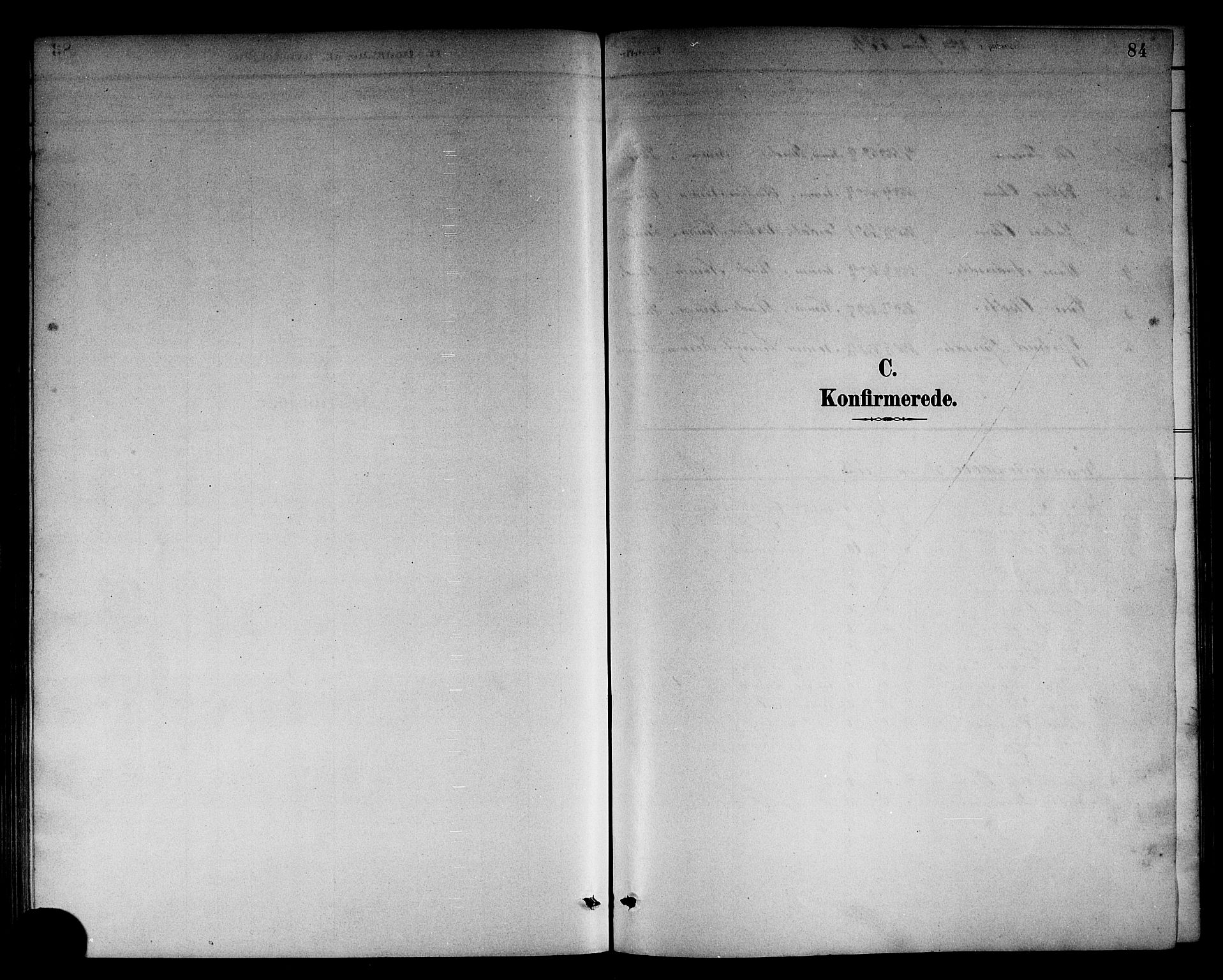 Sogndal sokneprestembete, SAB/A-81301/H/Hab/Habc/L0002: Parish register (copy) no. C 2, 1884-1910, p. 84