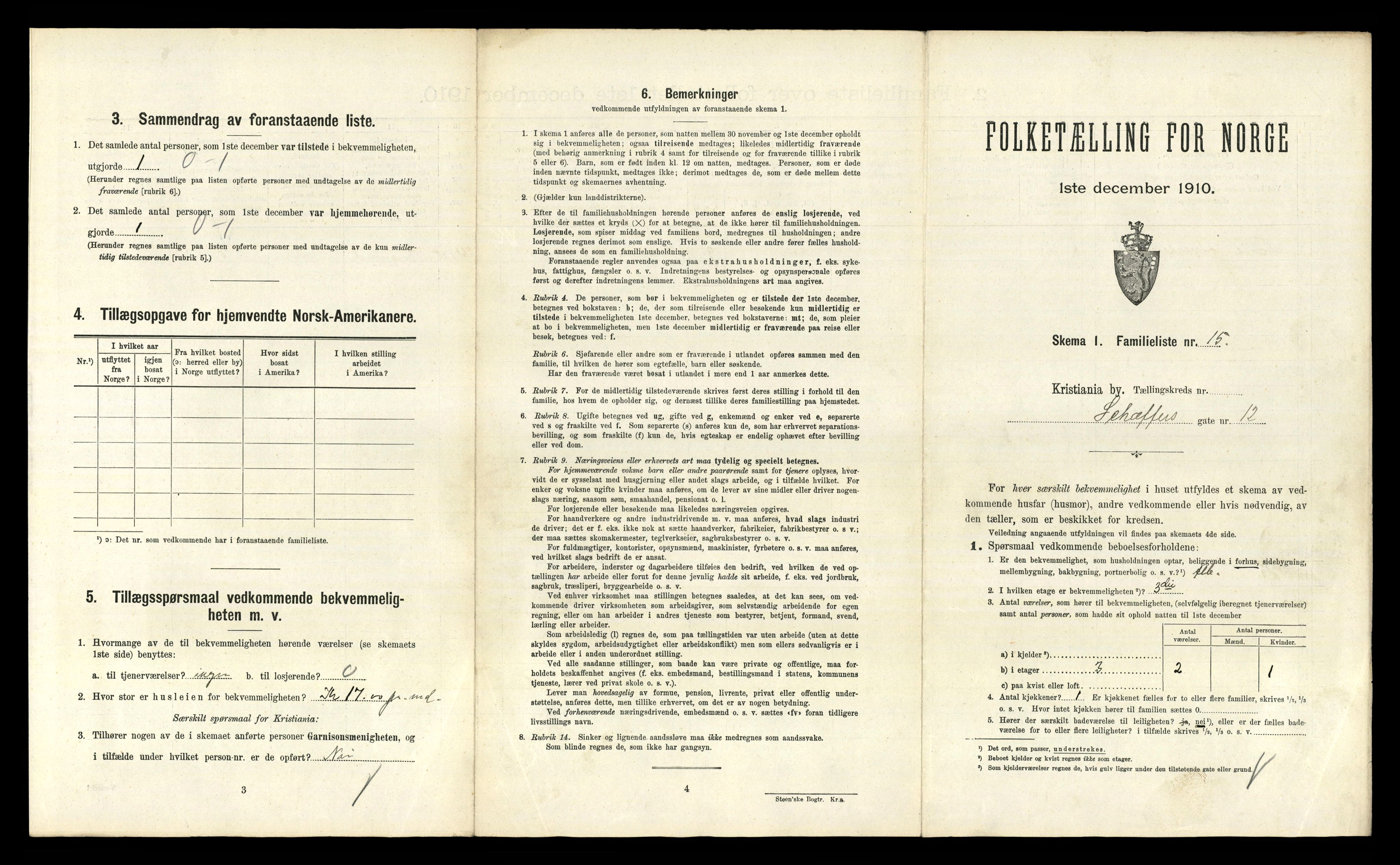 RA, 1910 census for Kristiania, 1910, p. 89121