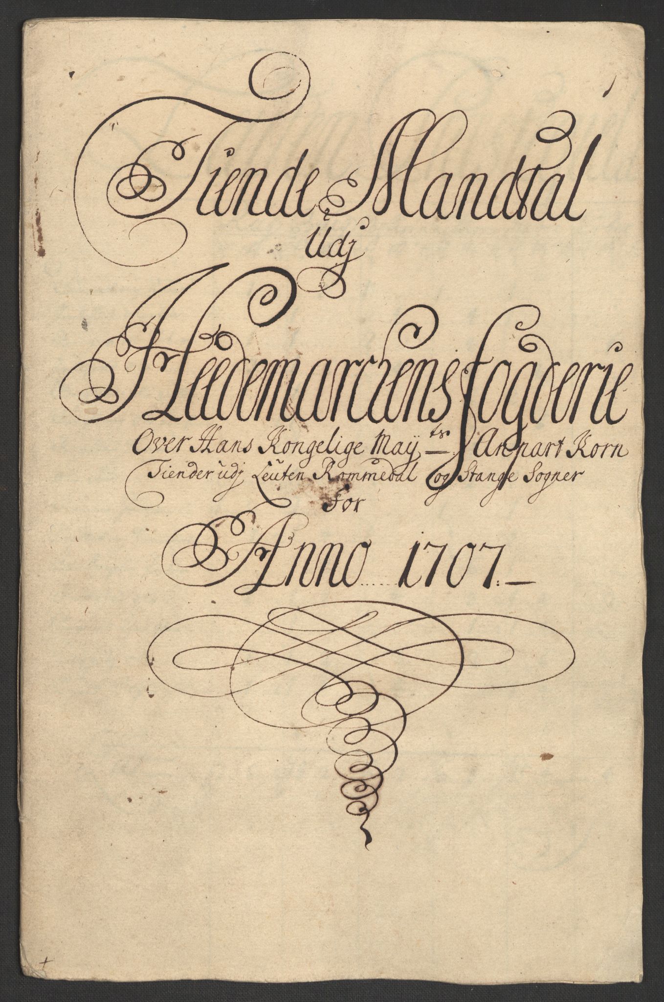 Rentekammeret inntil 1814, Reviderte regnskaper, Fogderegnskap, AV/RA-EA-4092/R16/L1043: Fogderegnskap Hedmark, 1706-1707, p. 329