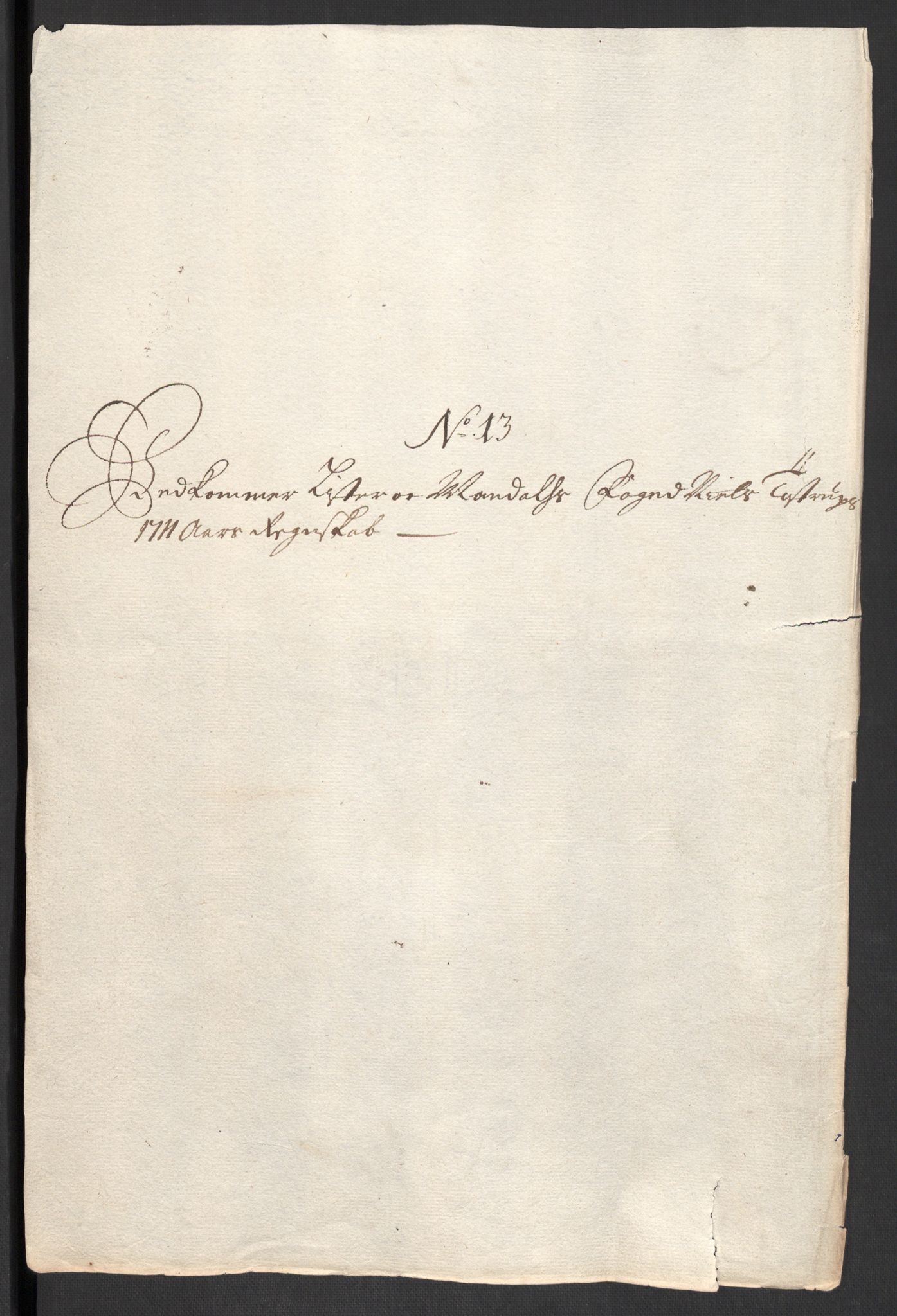 Rentekammeret inntil 1814, Reviderte regnskaper, Fogderegnskap, RA/EA-4092/R43/L2554: Fogderegnskap Lista og Mandal, 1711, p. 458