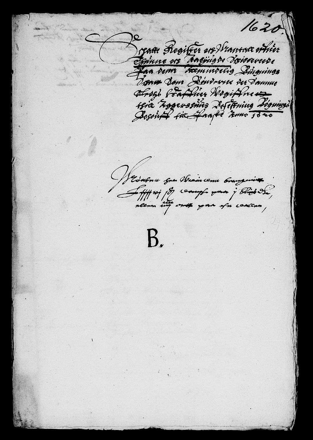 Rentekammeret inntil 1814, Reviderte regnskaper, Lensregnskaper, RA/EA-5023/R/Rb/Rba/L0056: Akershus len, 1620