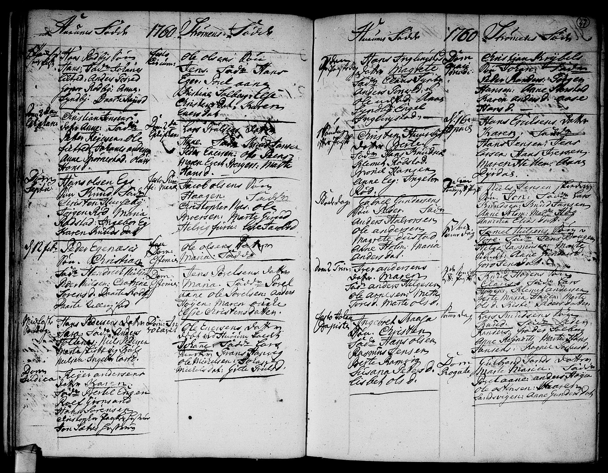 Hurum kirkebøker, SAKO/A-229/F/Fa/L0006: Parish register (official) no. 6, 1756-1770, p. 27