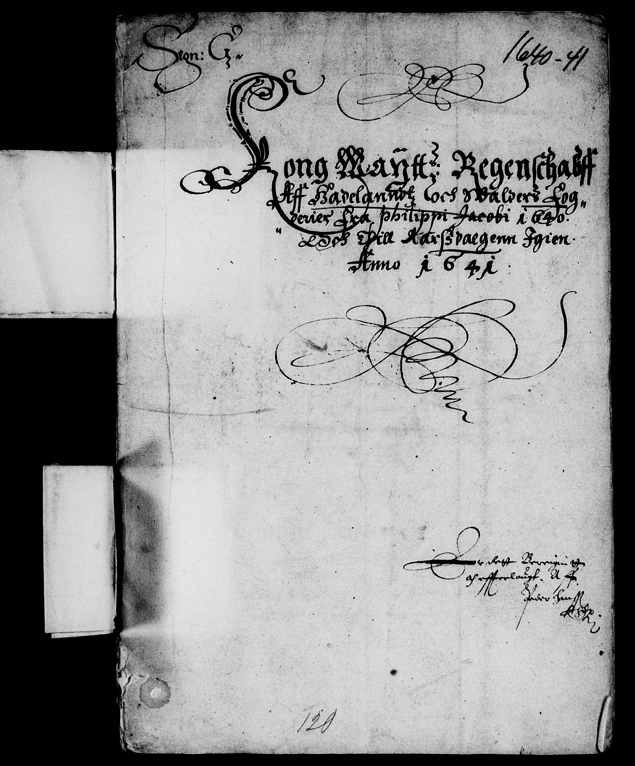 Rentekammeret inntil 1814, Reviderte regnskaper, Lensregnskaper, AV/RA-EA-5023/R/Rb/Rba/L0151: Akershus len, 1640-1641