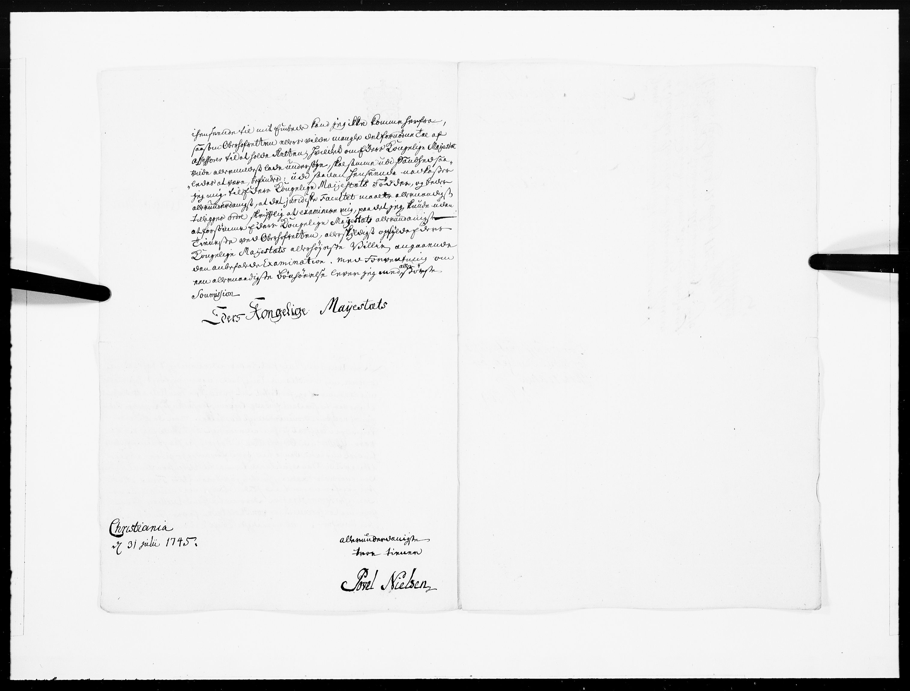 Danske Kanselli 1572-1799, AV/RA-EA-3023/F/Fc/Fcc/Fcca/L0143: Norske innlegg 1572-1799, 1745, p. 415