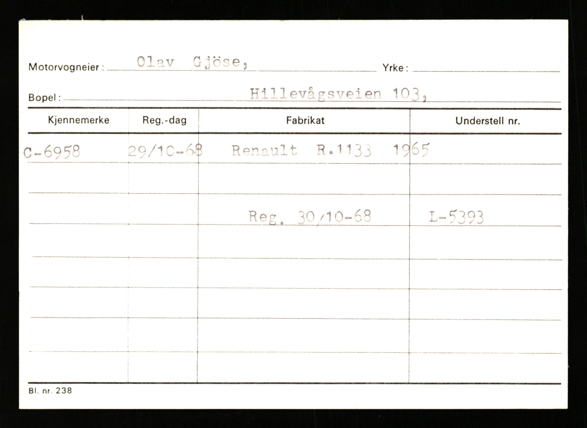 Stavanger trafikkstasjon, AV/SAST-A-101942/0/G/L0002: Registreringsnummer: 5791 - 10405, 1930-1971, p. 511