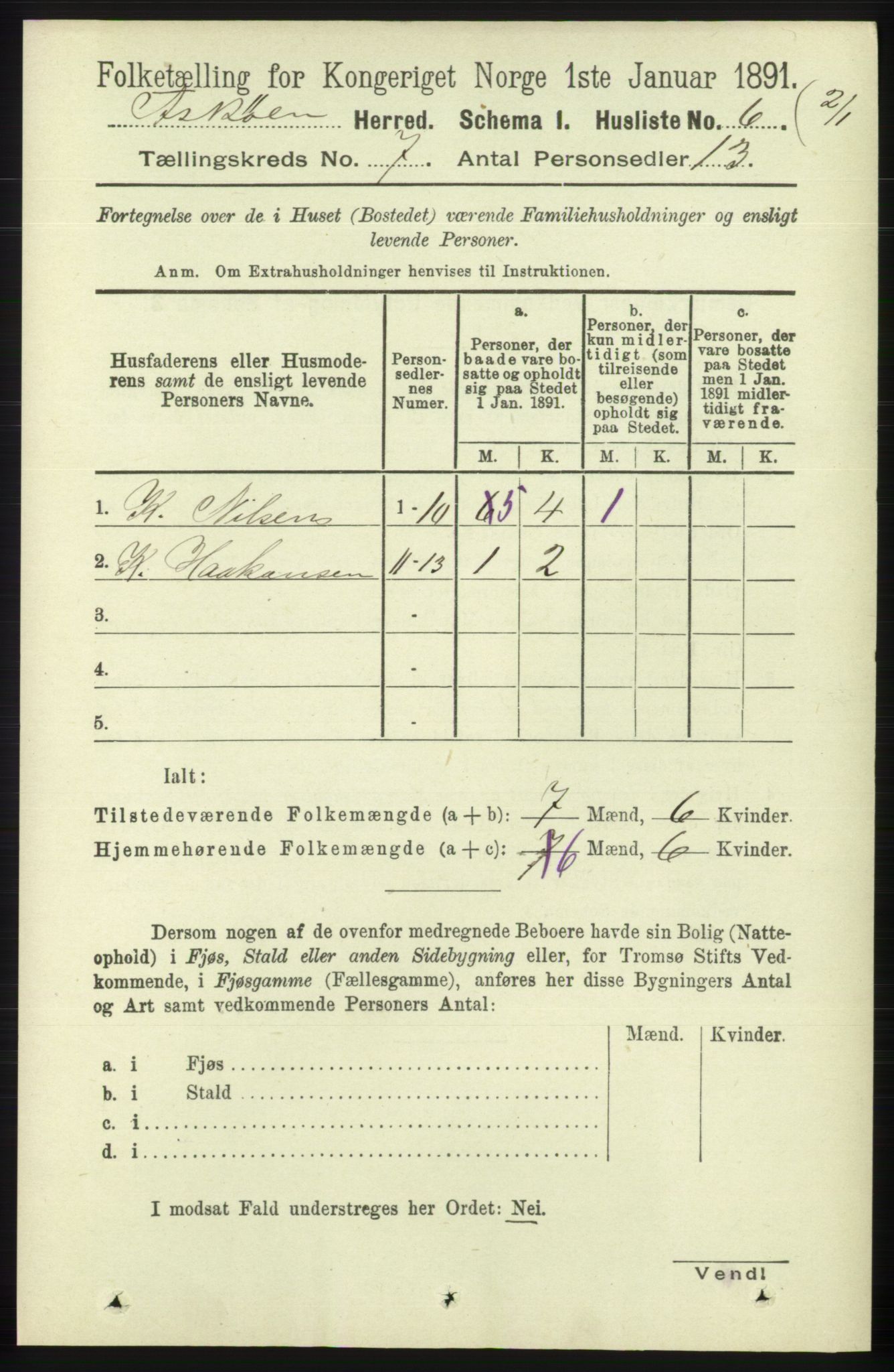 RA, 1891 census for 1247 Askøy, 1891, p. 4371