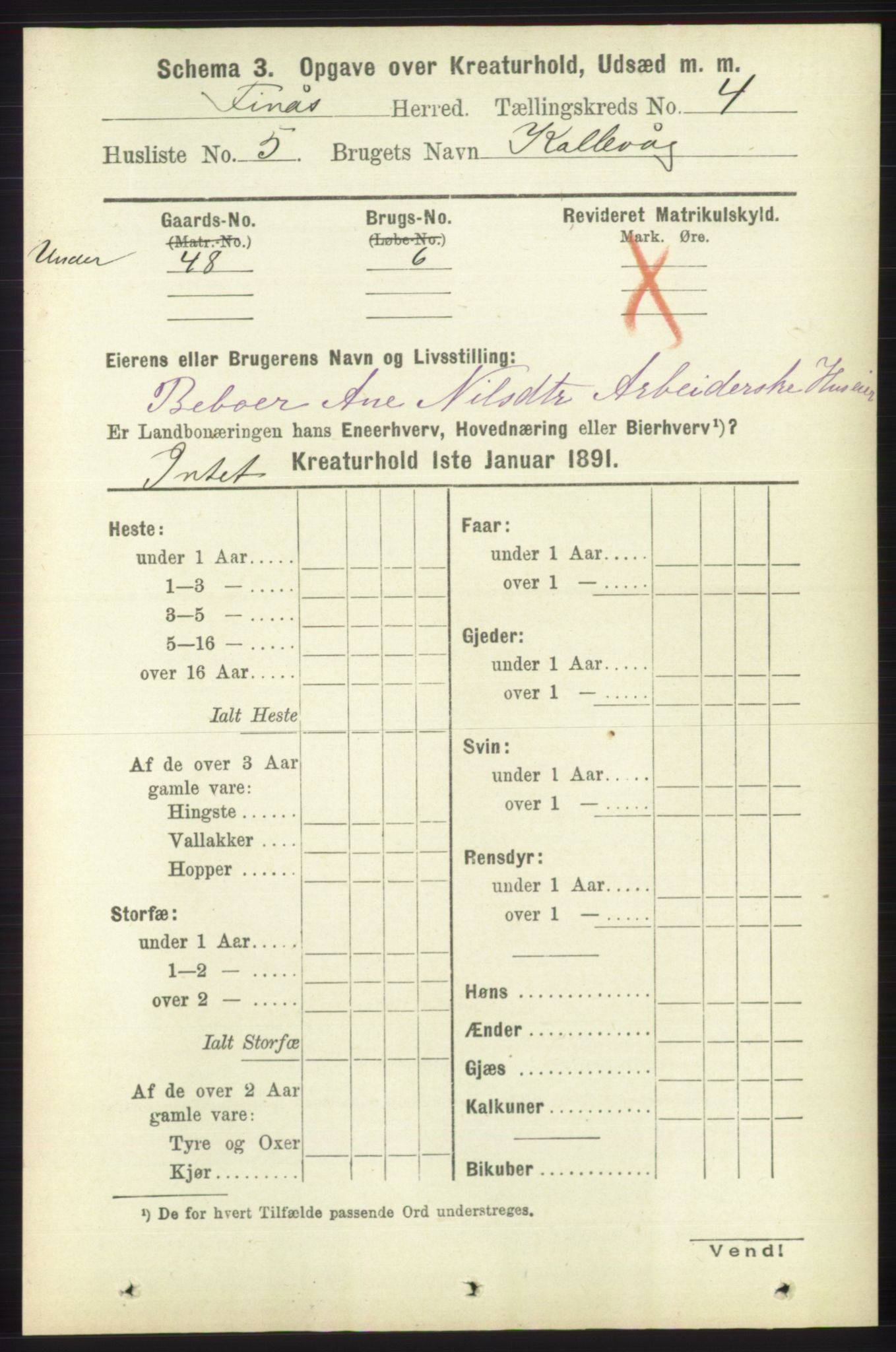 RA, 1891 census for 1218 Finnås, 1891, p. 6428