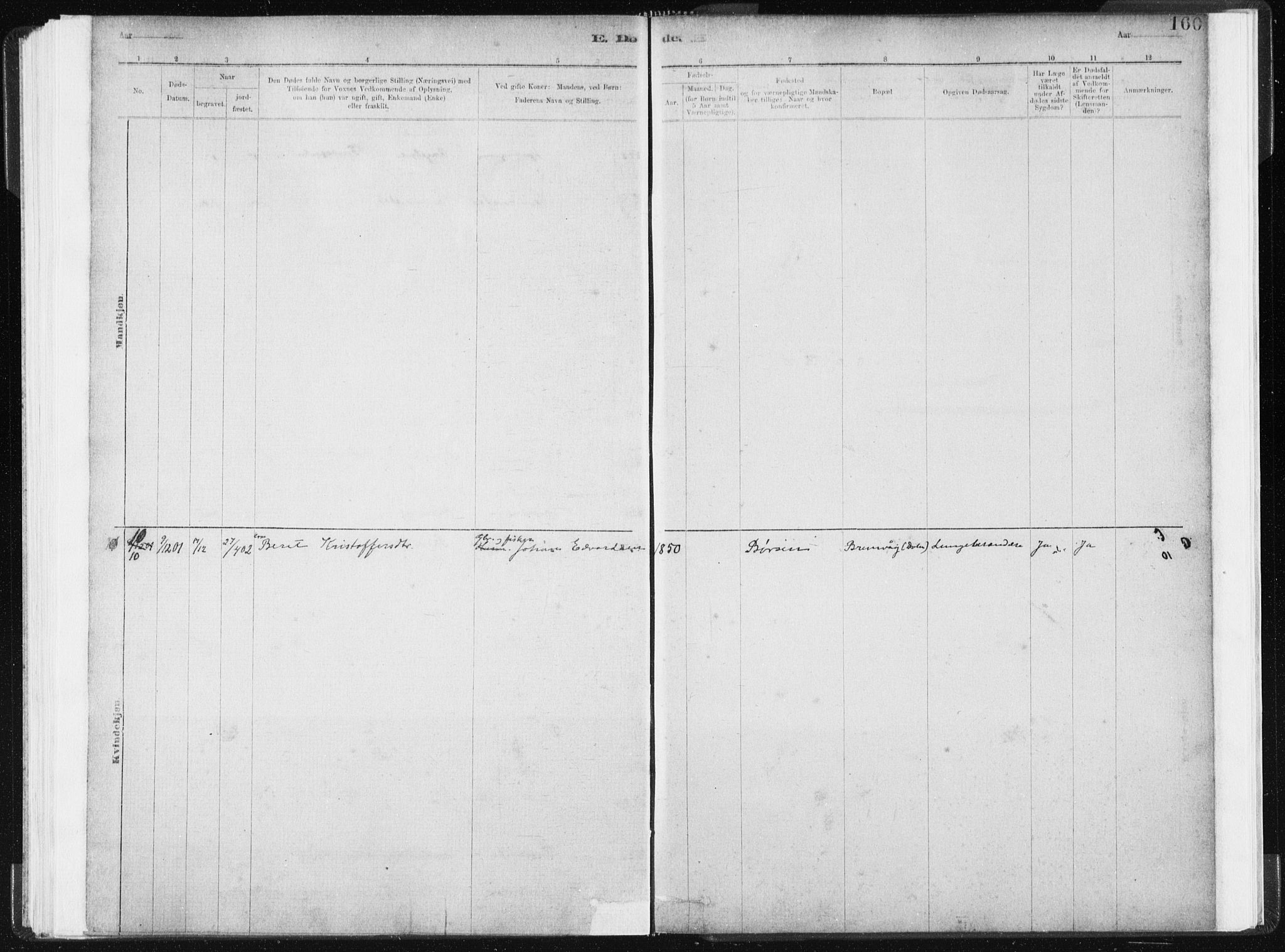 Ministerialprotokoller, klokkerbøker og fødselsregistre - Sør-Trøndelag, SAT/A-1456/634/L0533: Parish register (official) no. 634A09, 1882-1901, p. 160