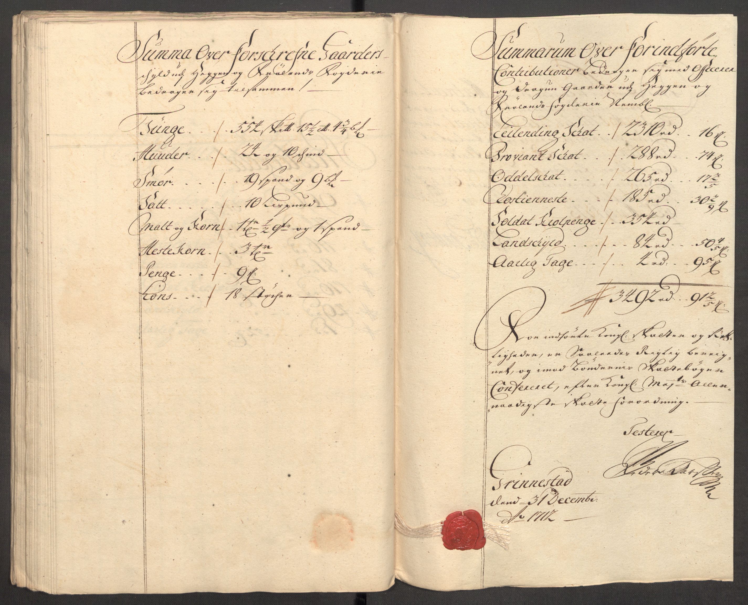 Rentekammeret inntil 1814, Reviderte regnskaper, Fogderegnskap, AV/RA-EA-4092/R07/L0305: Fogderegnskap Rakkestad, Heggen og Frøland, 1712, p. 282