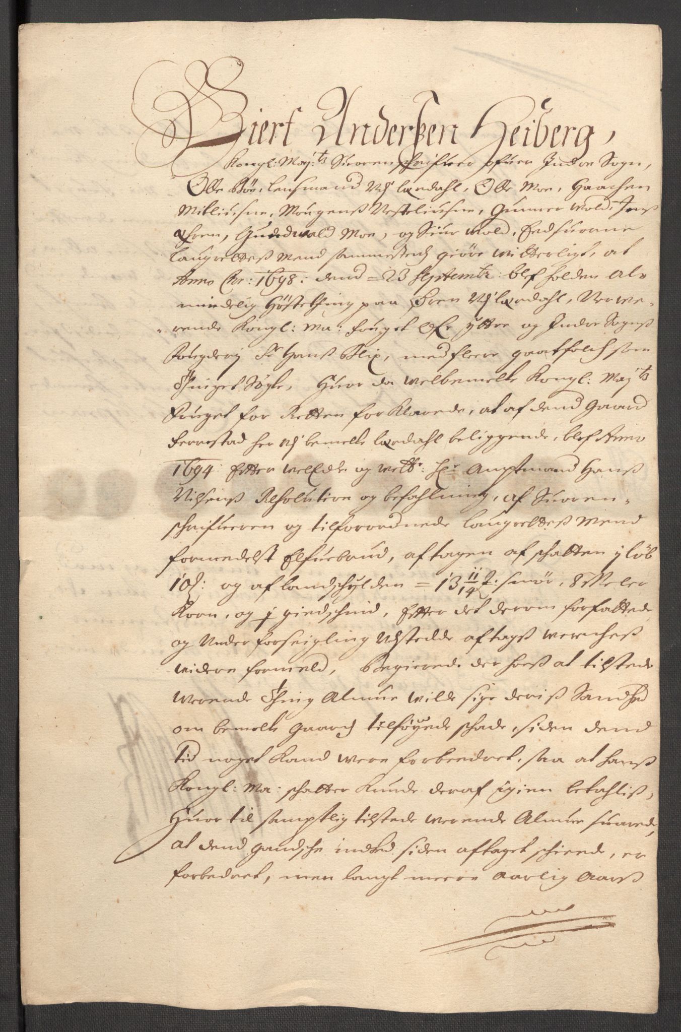 Rentekammeret inntil 1814, Reviderte regnskaper, Fogderegnskap, AV/RA-EA-4092/R52/L3310: Fogderegnskap Sogn, 1698-1699, p. 254