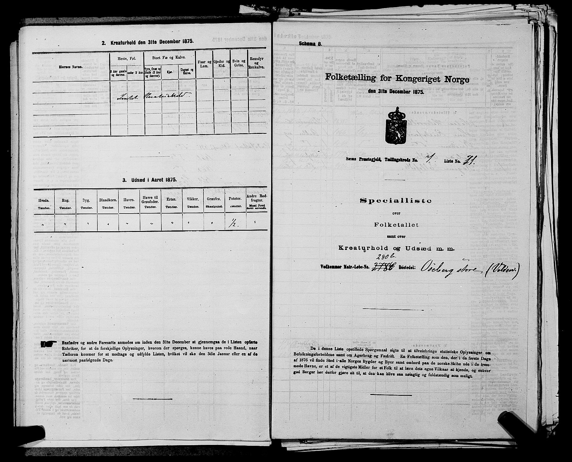 SAKO, 1875 census for 0721P Sem, 1875, p. 1153