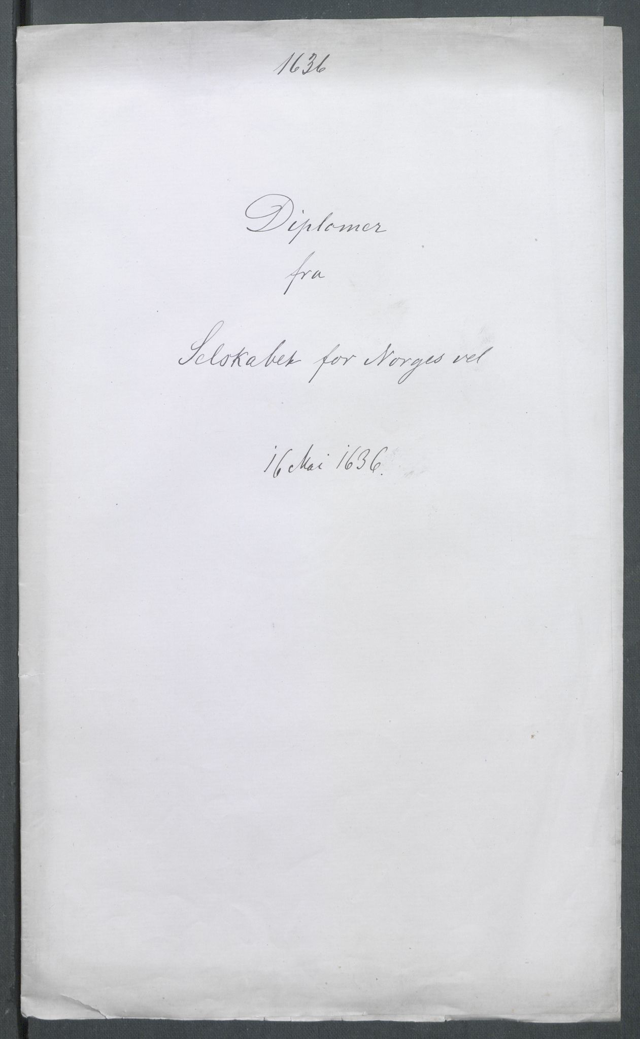 Riksarkivets diplomsamling, RA/EA-5965/F02/L0149: Dokumenter, 1636, p. 42