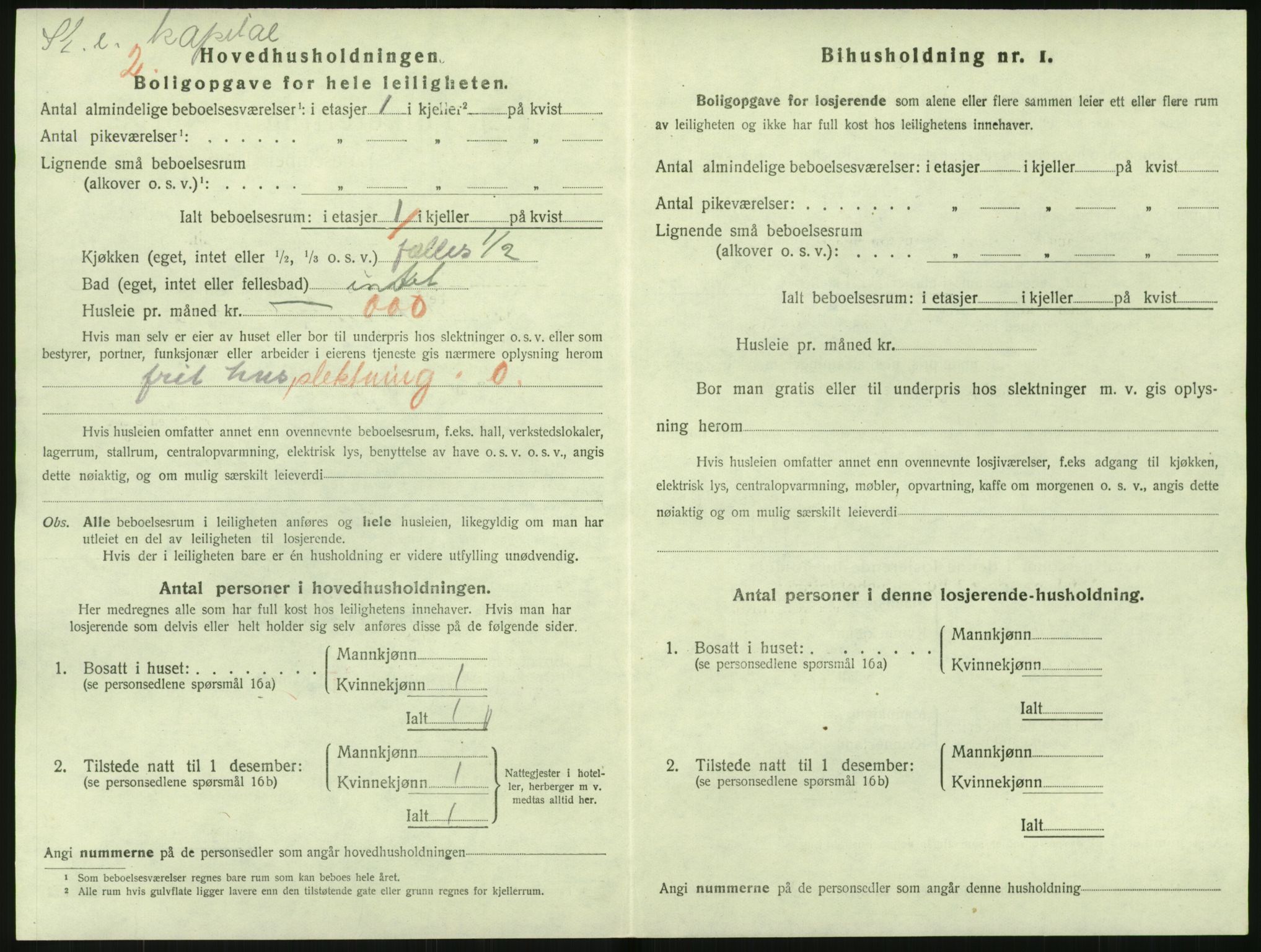 SAST, 1920 census for Sandnes, 1920, p. 2489