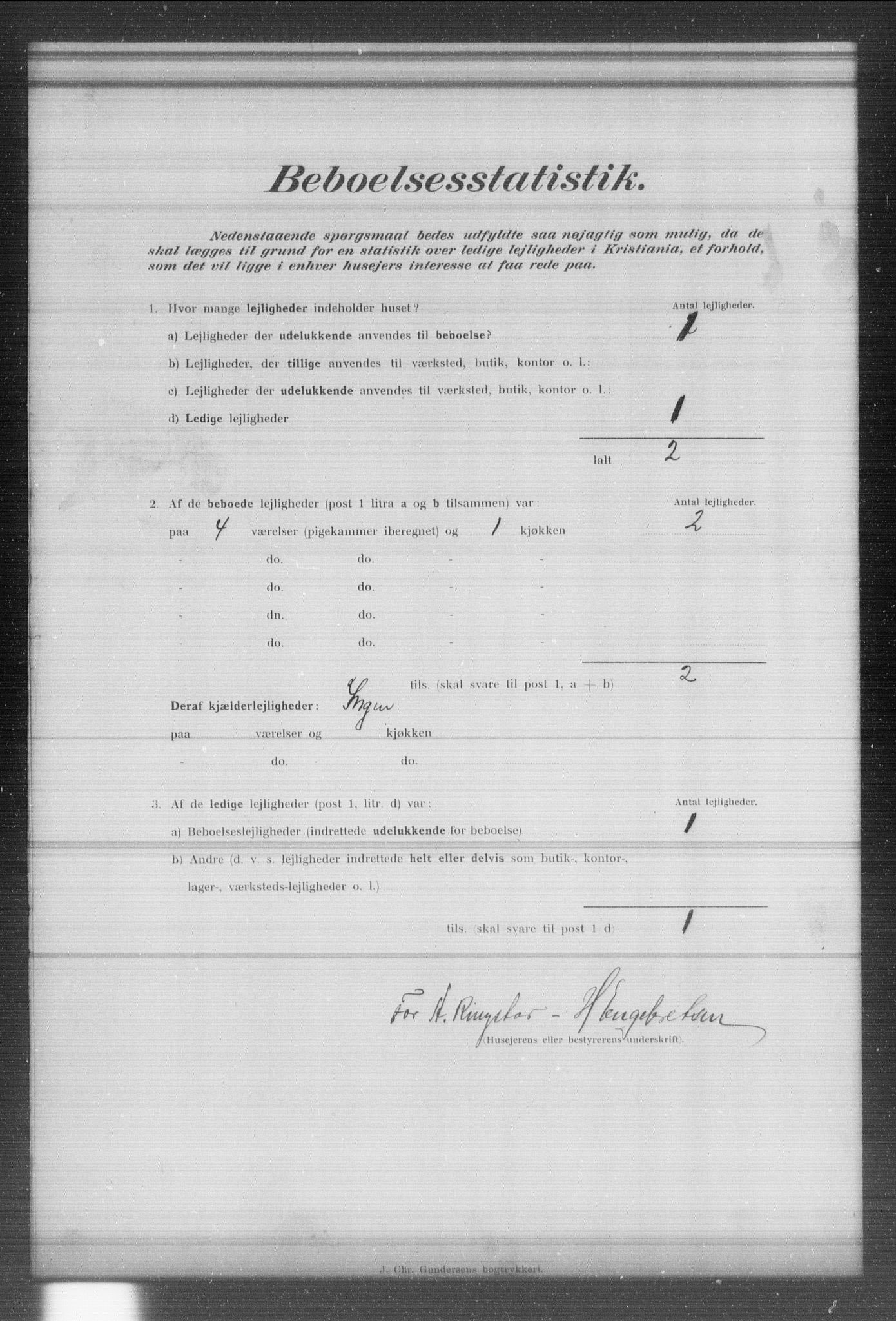 OBA, Municipal Census 1902 for Kristiania, 1902, p. 13331