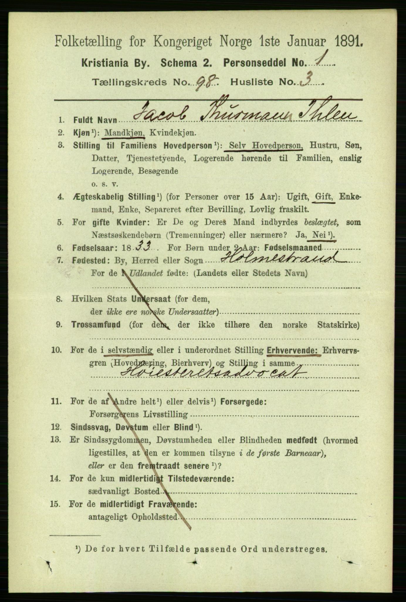 RA, 1891 census for 0301 Kristiania, 1891, p. 47770