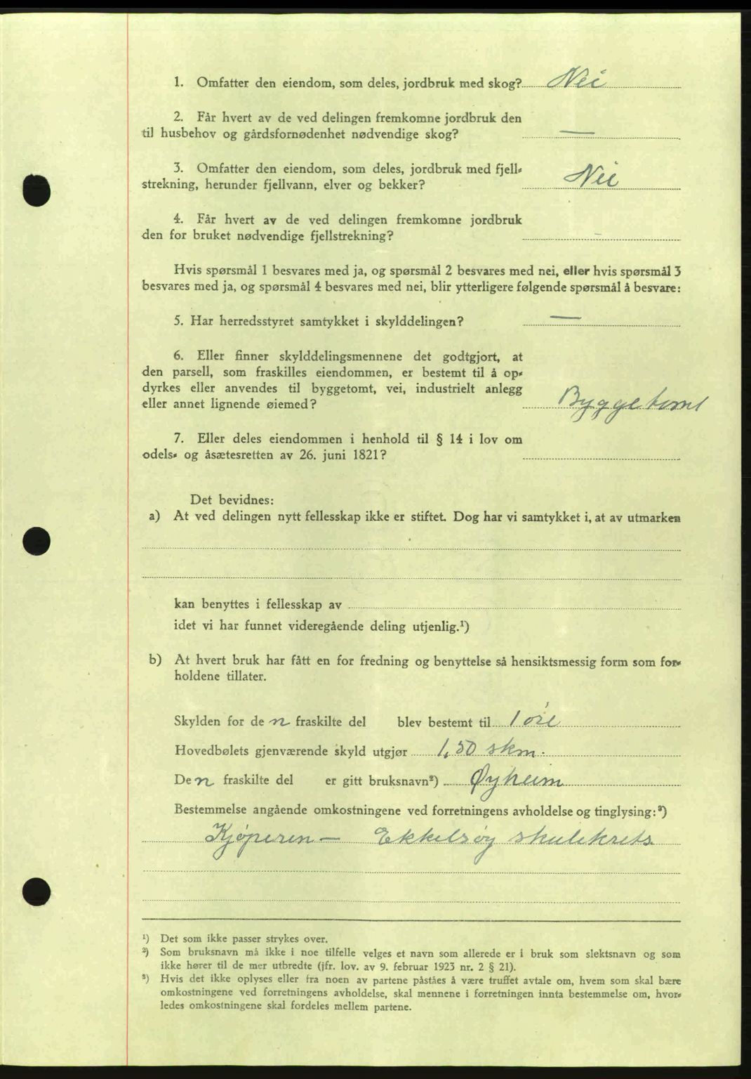 Nordmøre sorenskriveri, AV/SAT-A-4132/1/2/2Ca: Mortgage book no. A98, 1944-1944, Diary no: : 2074/1944