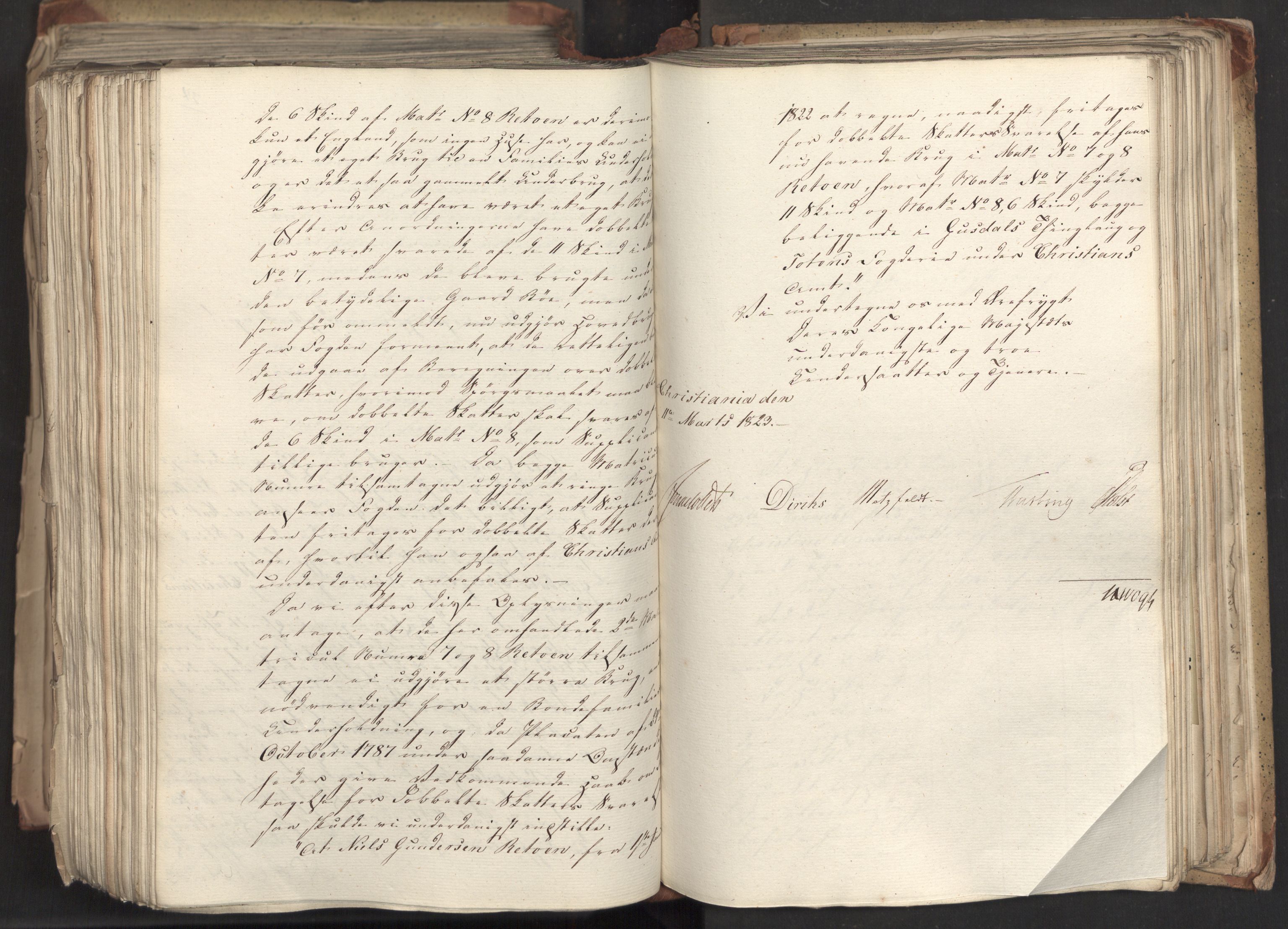 Statsrådsavdelingen i Stockholm, AV/RA-S-1003/D/Da/L0033: Regjeringsinnstillinger nr. 1-274, 1823, p. 518