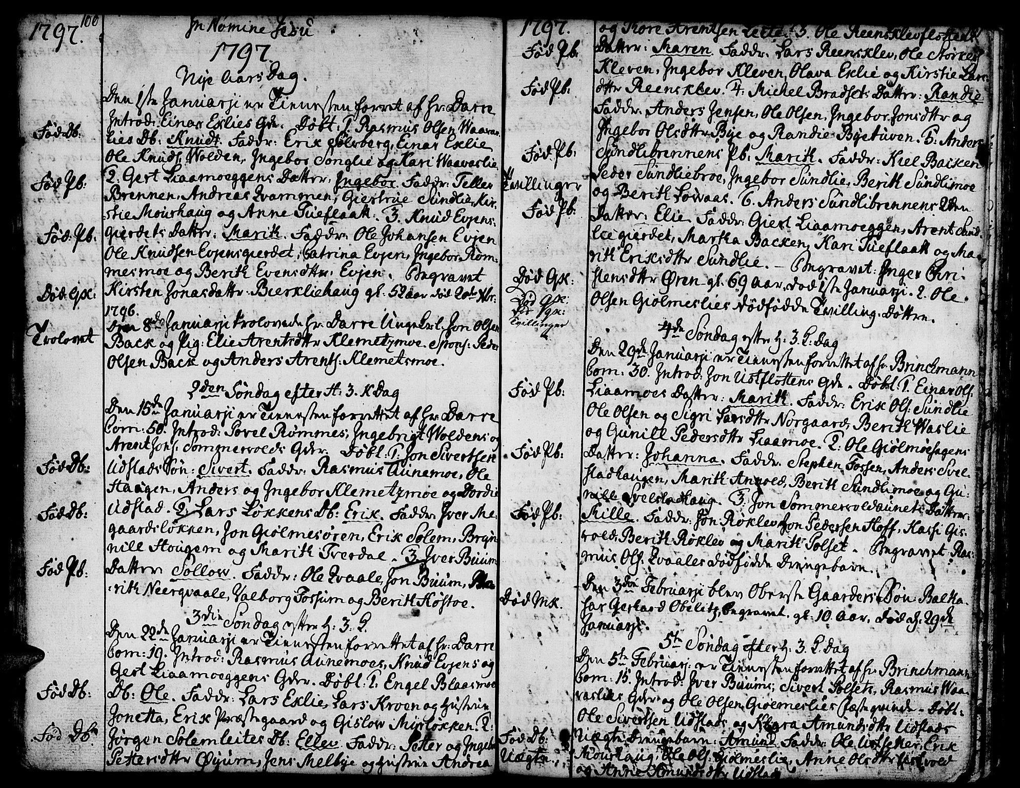 Ministerialprotokoller, klokkerbøker og fødselsregistre - Sør-Trøndelag, SAT/A-1456/668/L0815: Parish register (copy) no. 668C04, 1791-1815, p. 100-101