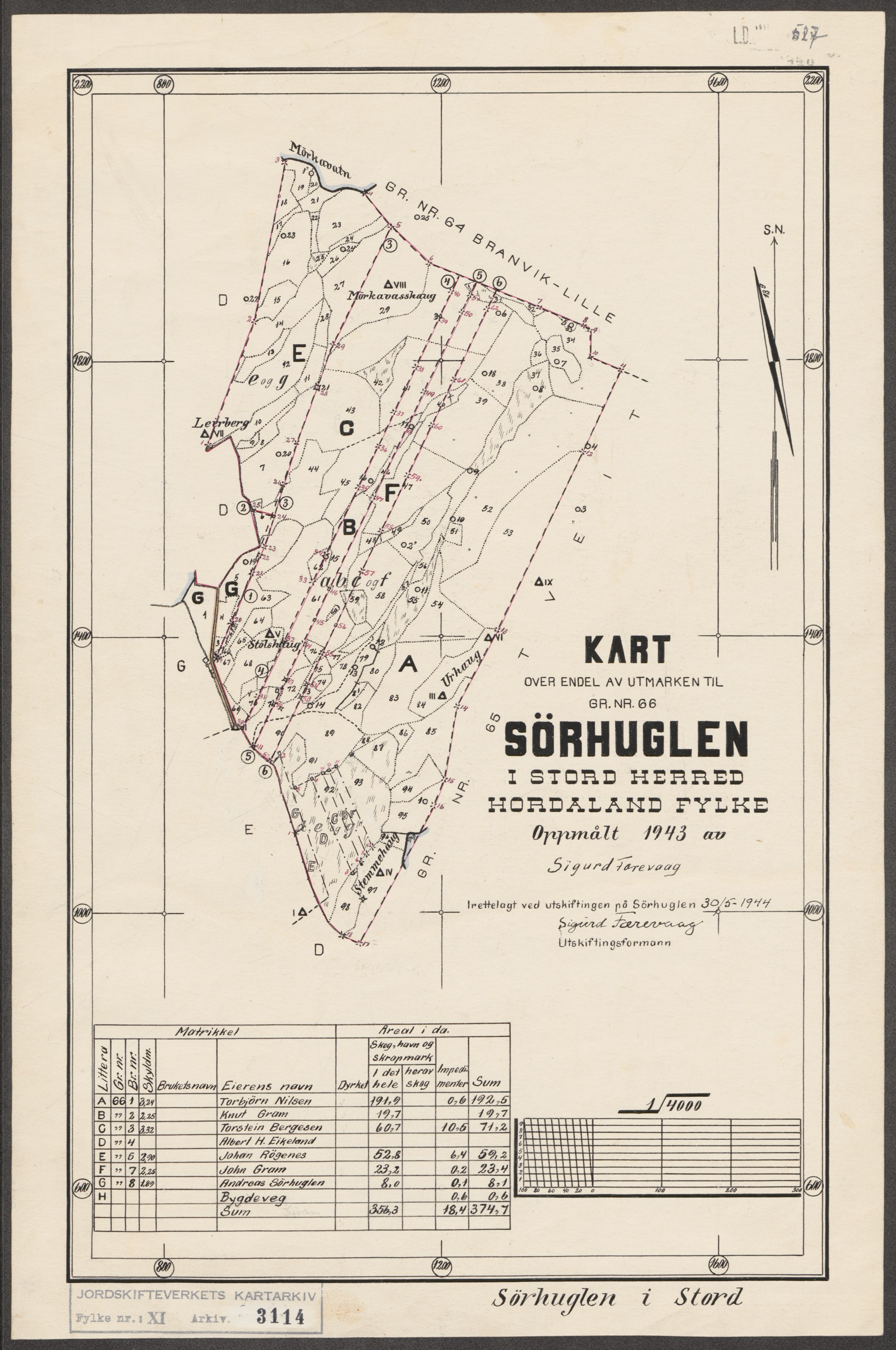 Jordskifteverkets kartarkiv, RA/S-3929/T, 1859-1988, p. 3531