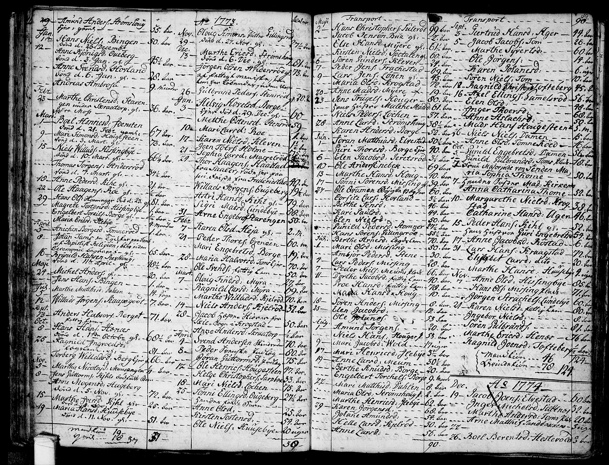 Råde prestekontor kirkebøker, AV/SAO-A-2009/F/Fa/L0002: Parish register (official) no. 2, 1762-1806, p. 49