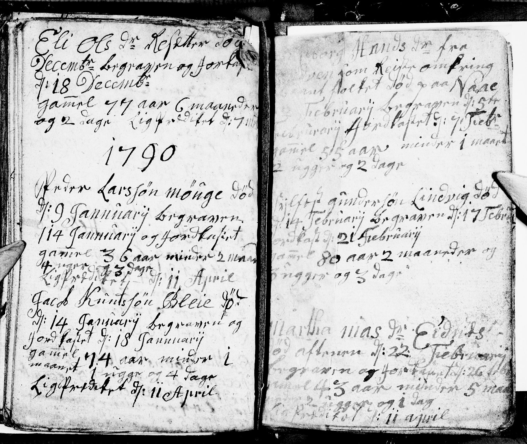 Ullensvang sokneprestembete, SAB/A-78701/H/Hab: Parish register (copy) no. B 6, 1788-1791