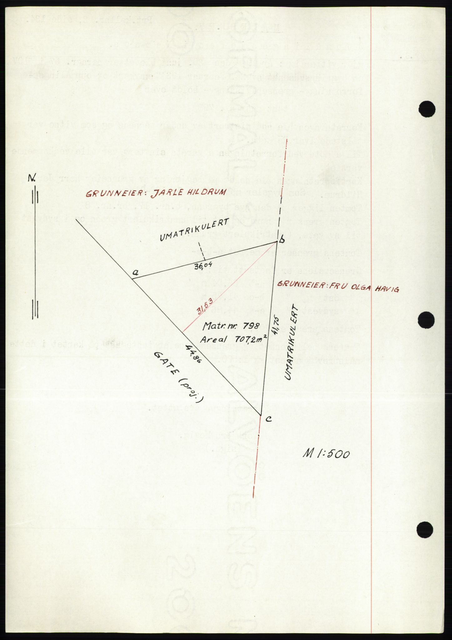 Namdal sorenskriveri, AV/SAT-A-4133/1/2/2C: Mortgage book no. -, 1946-1946, Diary no: : 1111/1946