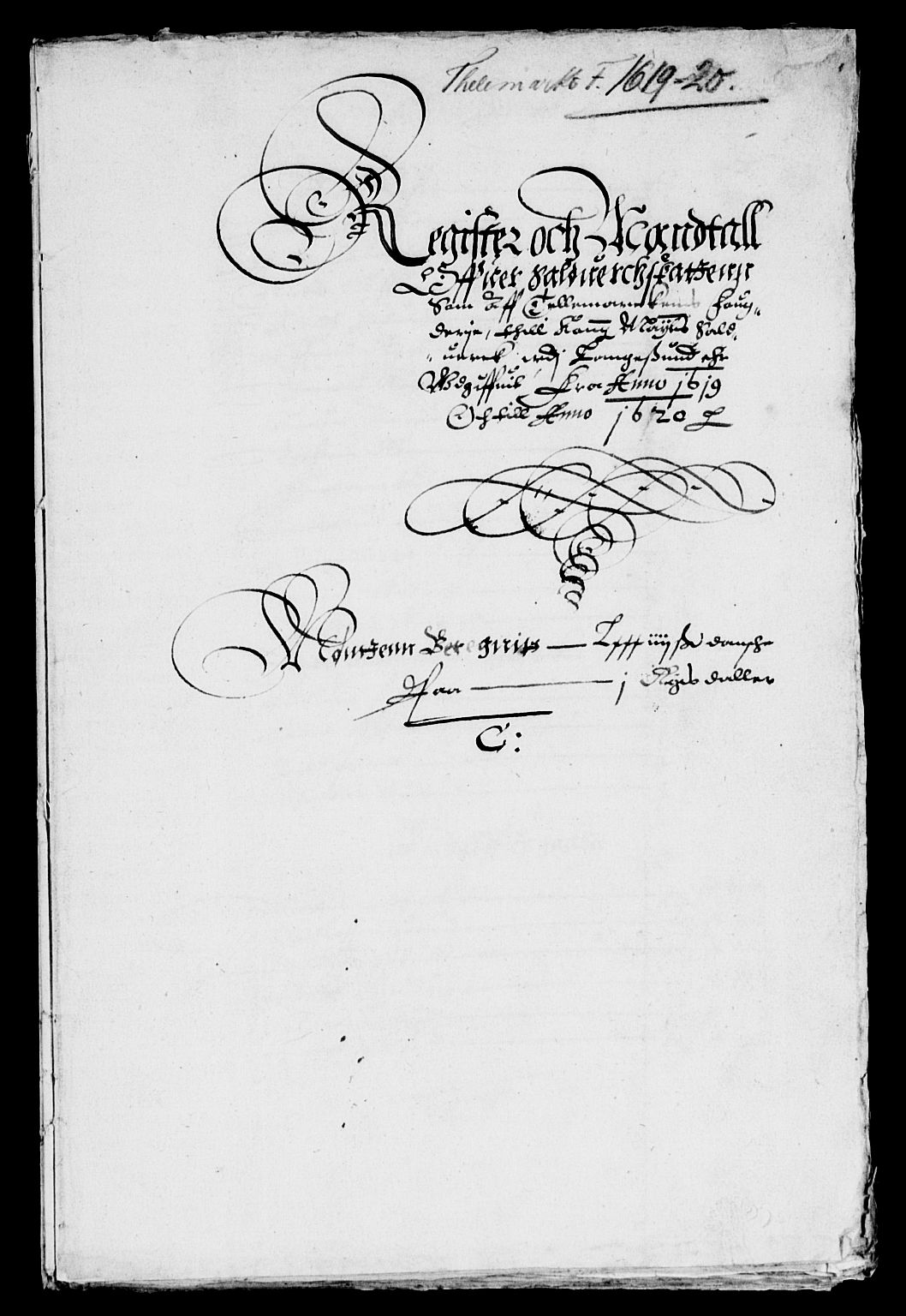 Rentekammeret inntil 1814, Reviderte regnskaper, Lensregnskaper, AV/RA-EA-5023/R/Rb/Rbp/L0005: Bratsberg len, 1612-1620