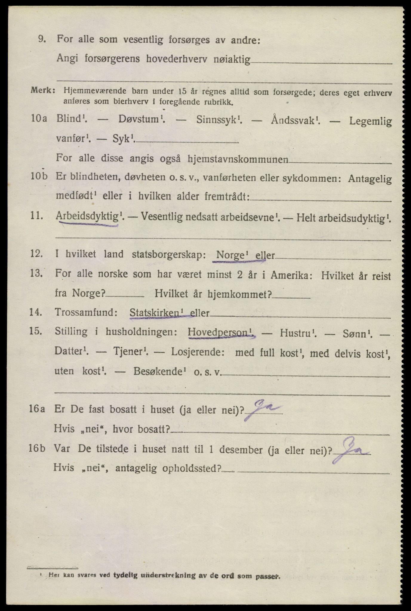 SAKO, 1920 census for Strømm, 1920, p. 1488