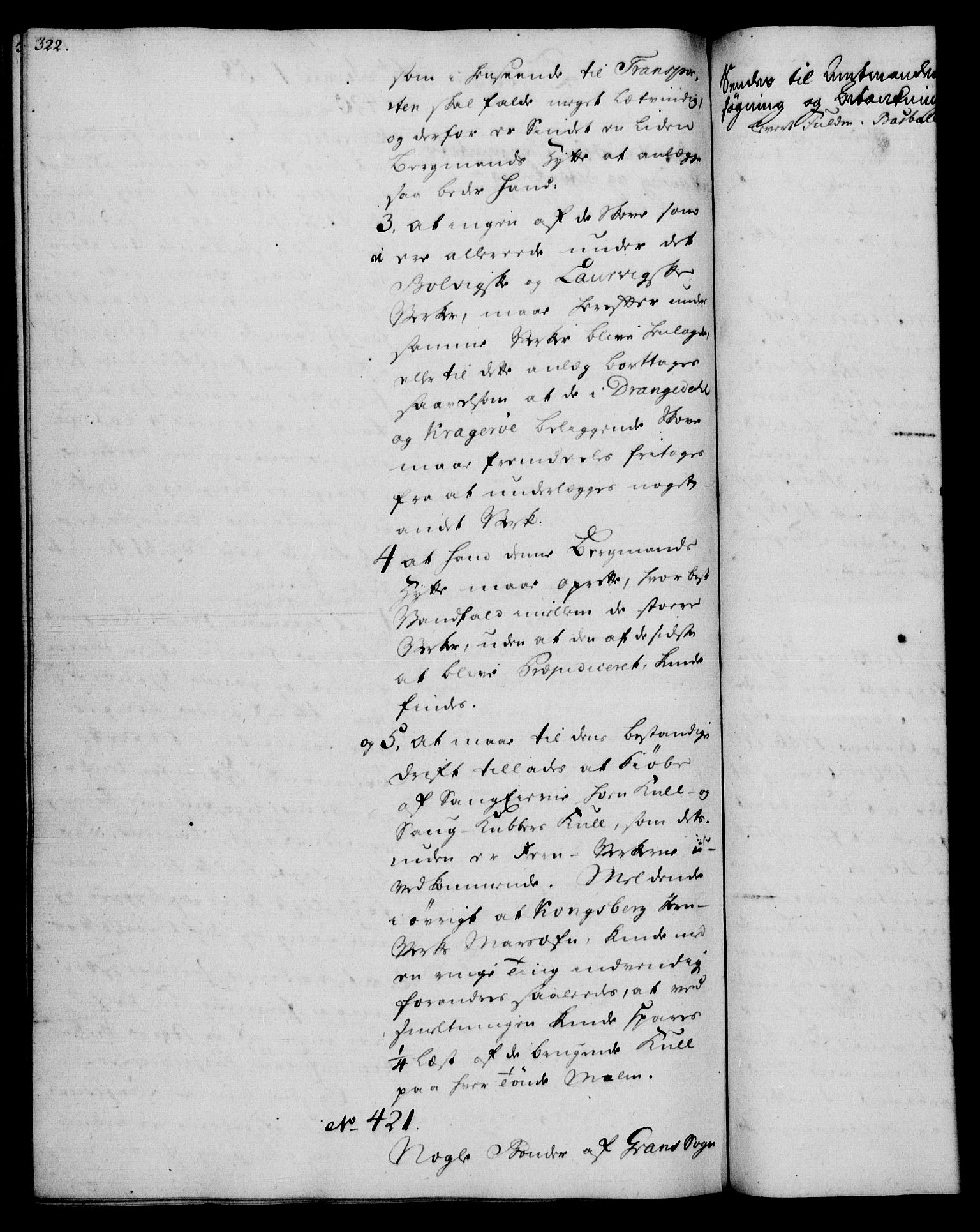 Rentekammeret, Kammerkanselliet, RA/EA-3111/G/Gh/Gha/L0034: Norsk ekstraktmemorialprotokoll (merket RK 53.79), 1756-1759, p. 322