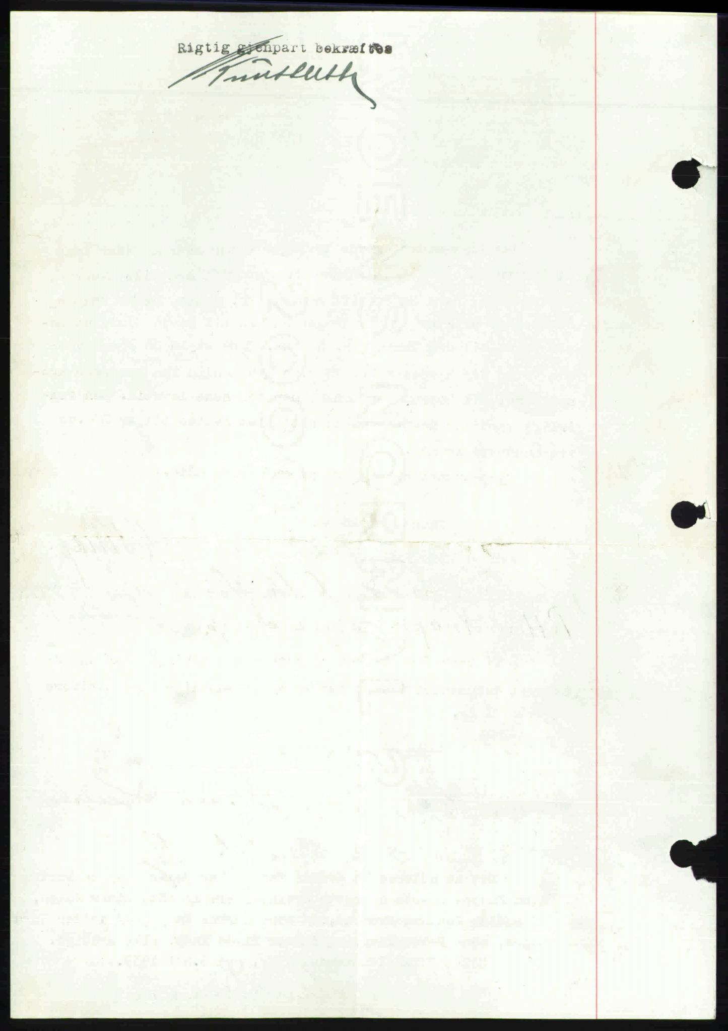 Toten tingrett, SAH/TING-006/H/Hb/Hbc/L0006: Mortgage book no. Hbc-06, 1939-1939, Diary no: : 1140/1939