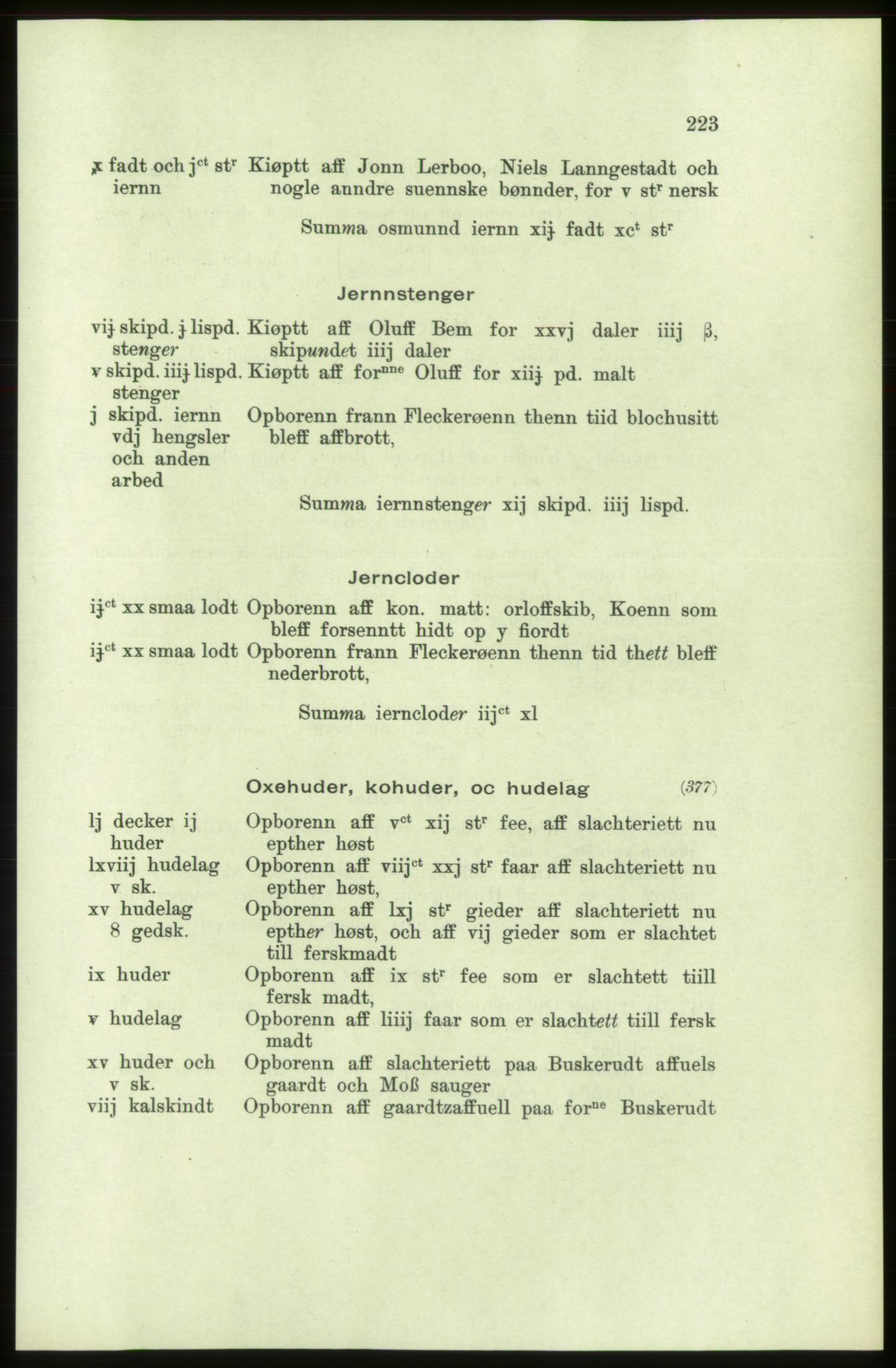 Publikasjoner utgitt av Arkivverket, PUBL/PUBL-001/C/0002: Bind 2: Rekneskap for Akershus len 1560-1561, 1560-1561, p. 223